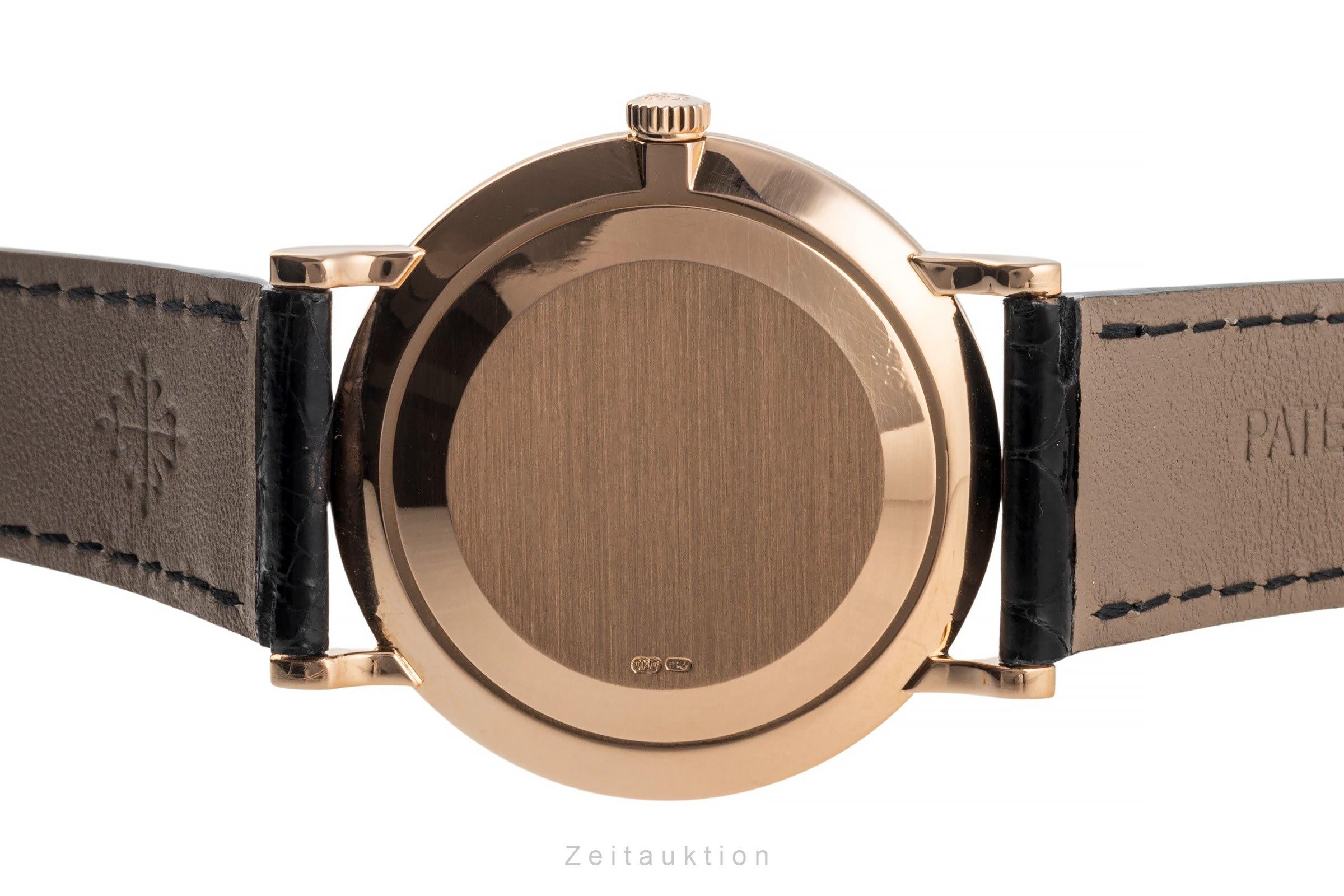 Patek Philippe Calatrava 18 ct red gold manual winding Kal. 215PS Ref. 3919  | Zeitauktion