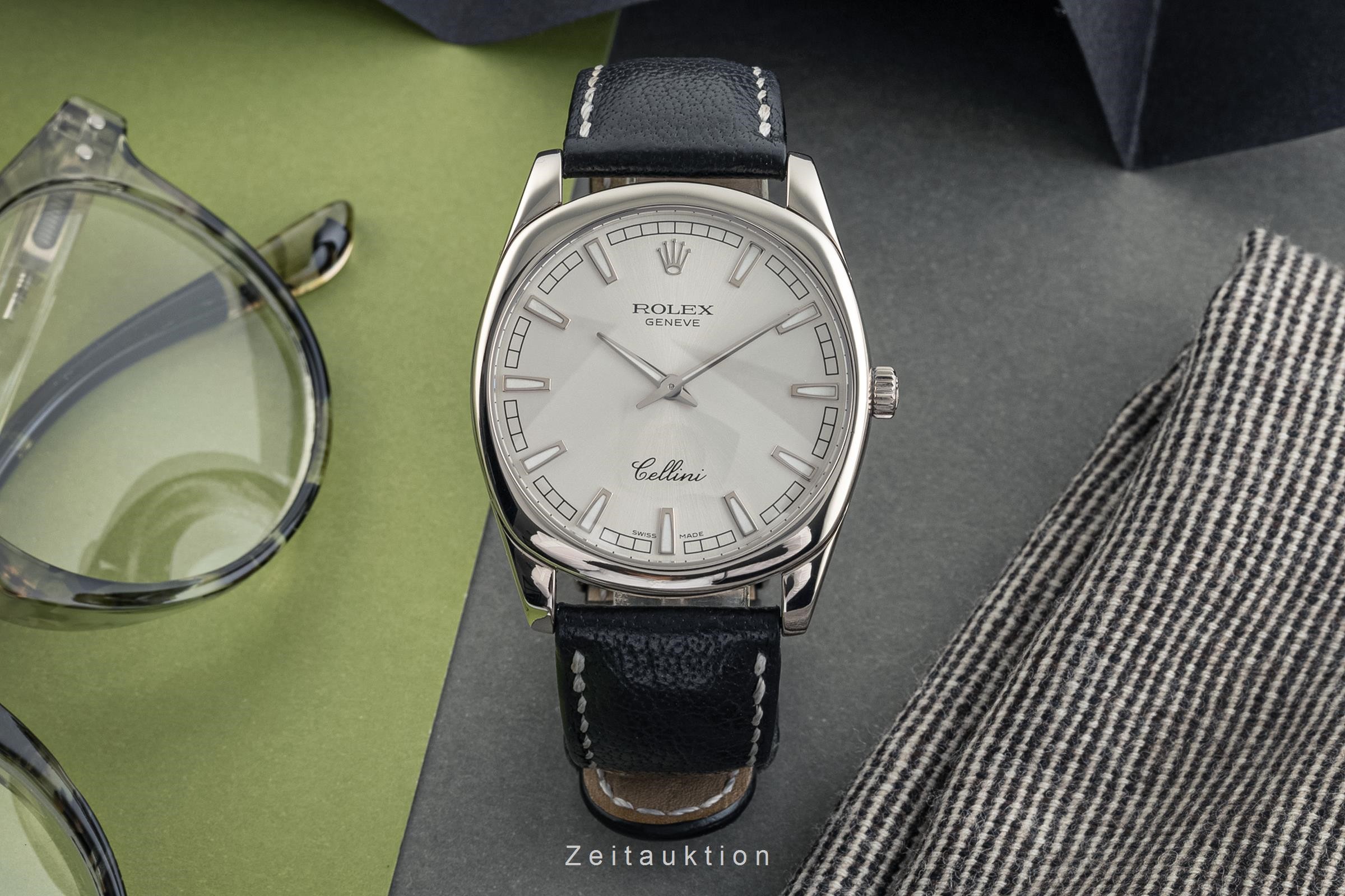 Rolex Cellini 18k Weissgold Handaufzug Kal. 1602 Ref. 4243  | Zeitauktion