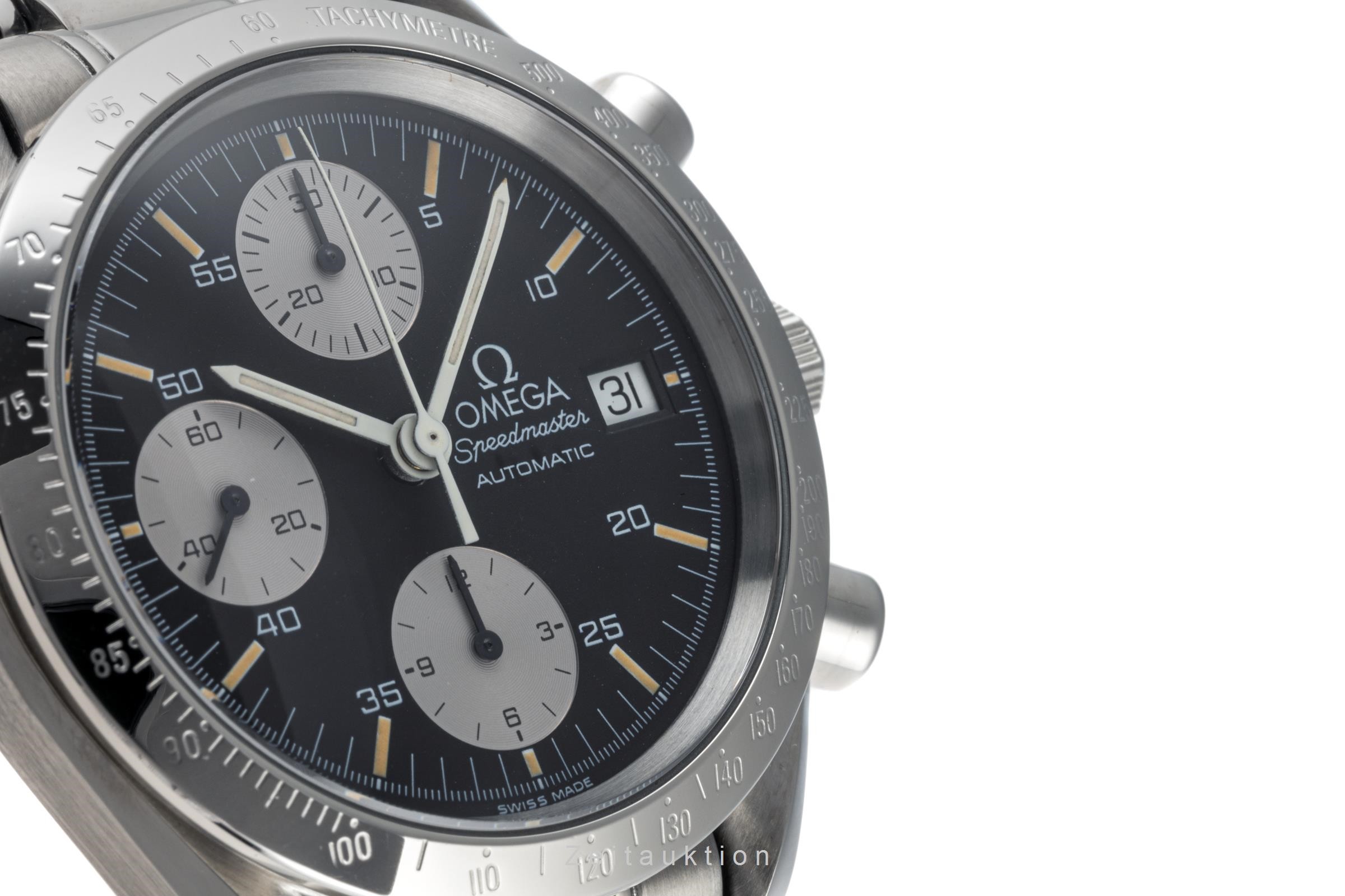 Omega Speedmaster chronograph steel automatic Kal. 1155 Ref. 3511.50.00  | Zeitauktion