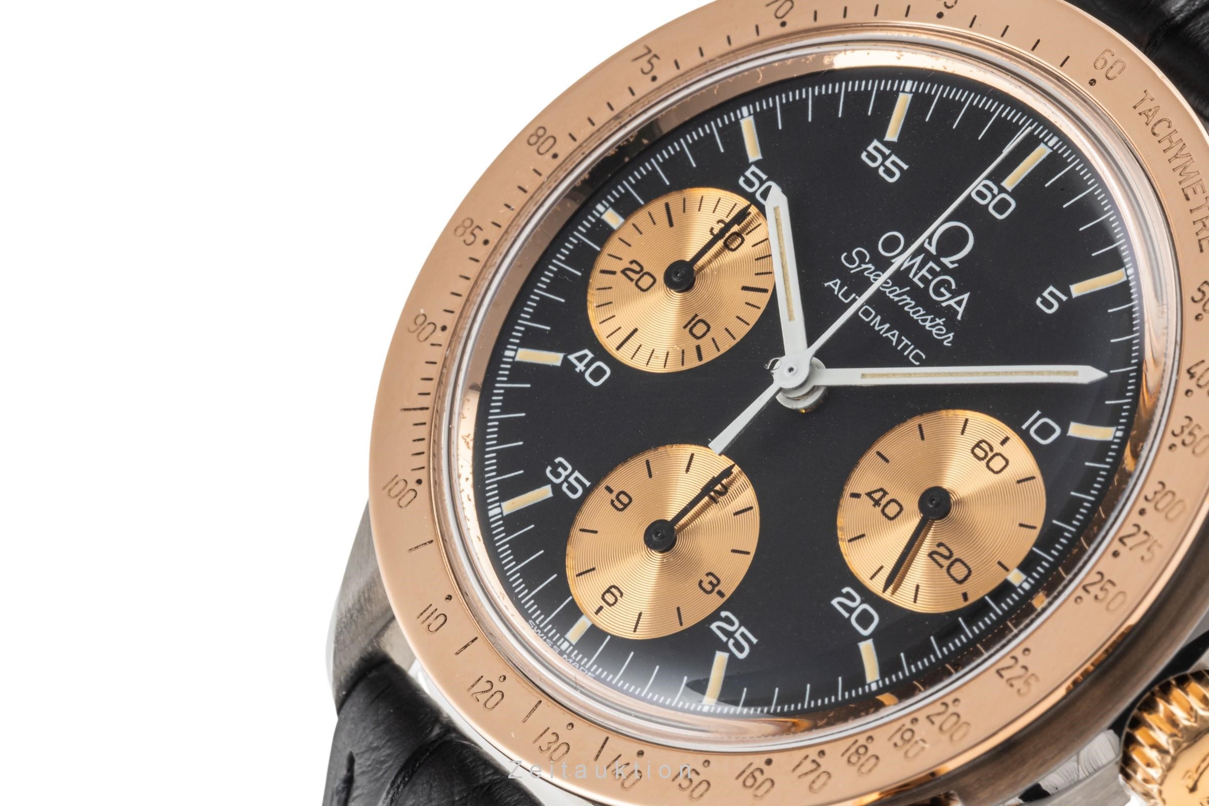 Omega Speedmaster Chronograph Stahl / Gold Automatik Kal. 1140 Ref 