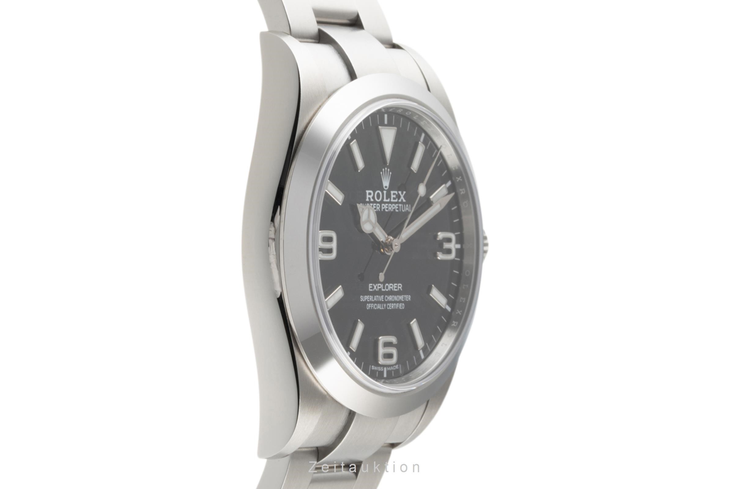 Rolex Explorer acciaio automatismo Kal. 3132 Ref. 214270  | Zeitauktion