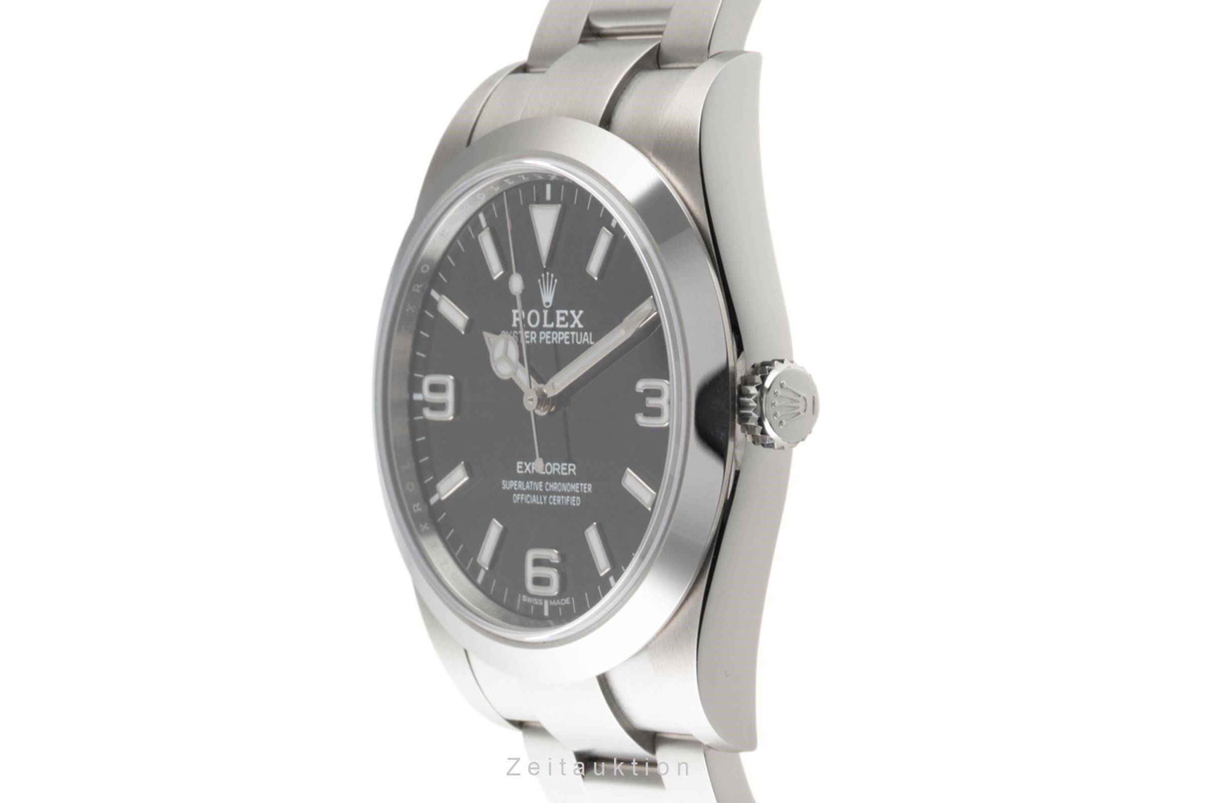 Rolex Explorer acciaio automatismo Kal. 3132 Ref. 214270  | Zeitauktion