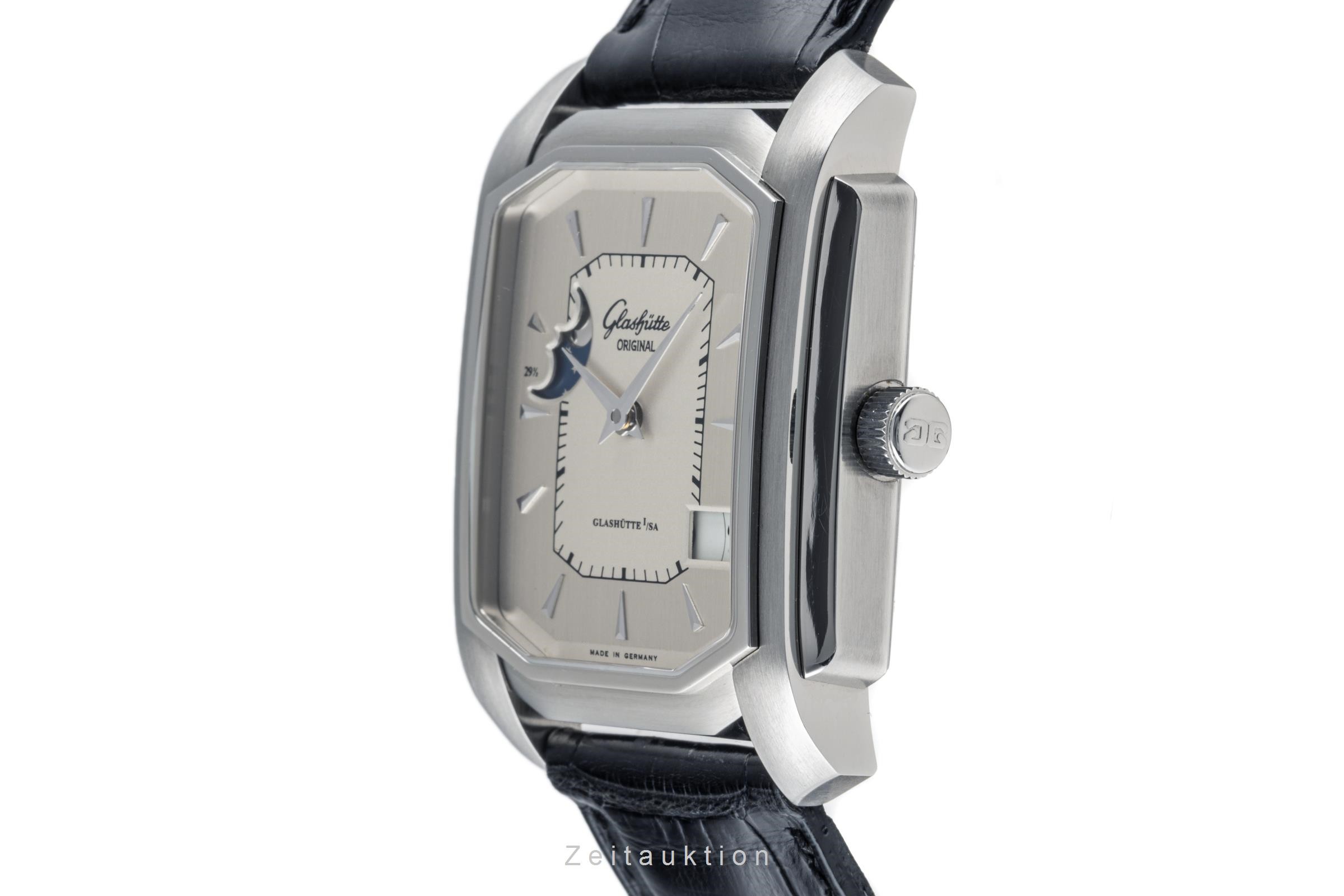 Glashütte Senator Stahl Automatik Kal. GUB 39-43 Ref. 39-43-04-04-04  | Zeitauktion