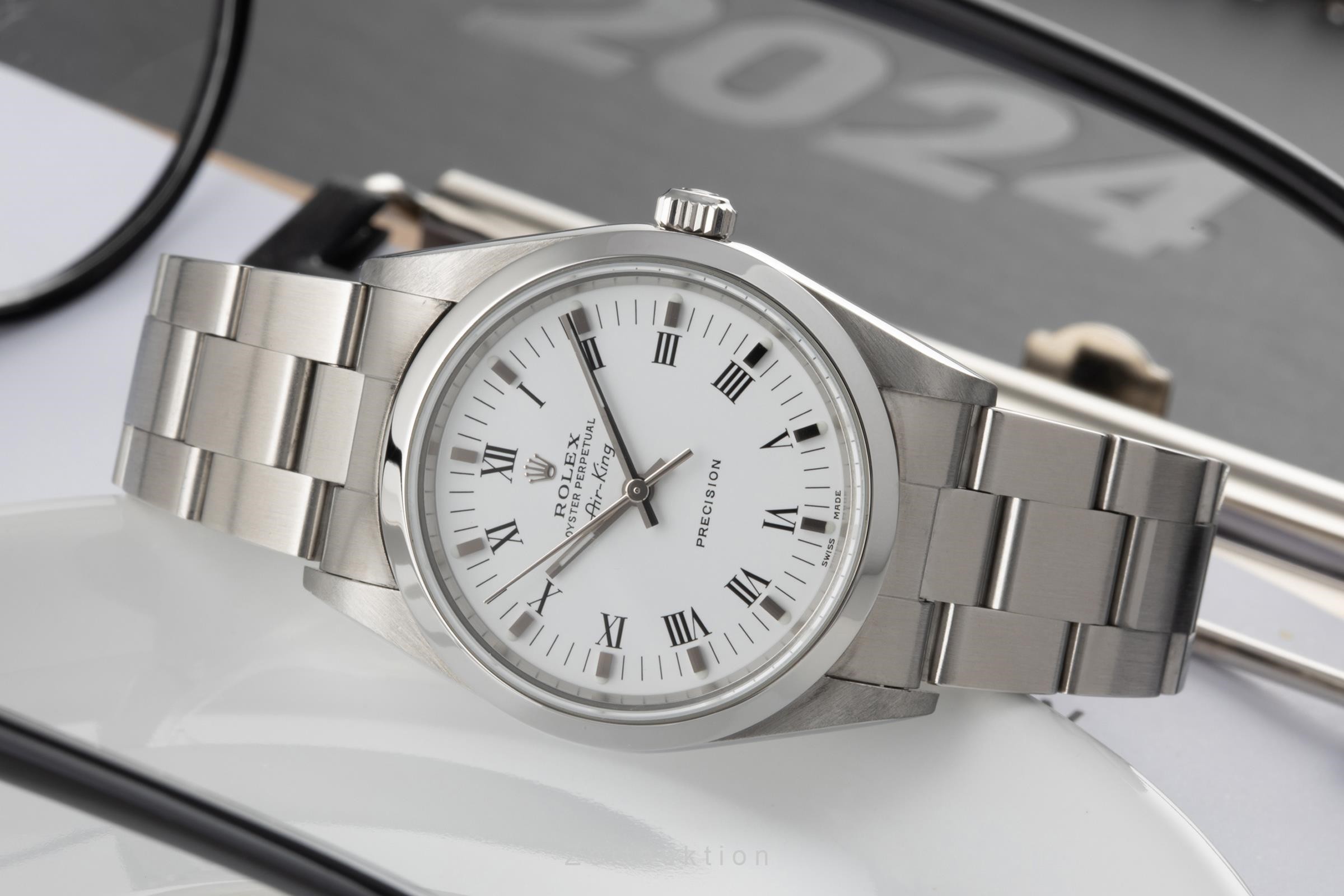 Rolex Air King acciaio automatismo Kal. 3130 Ref. 14000M  | Zeitauktion
