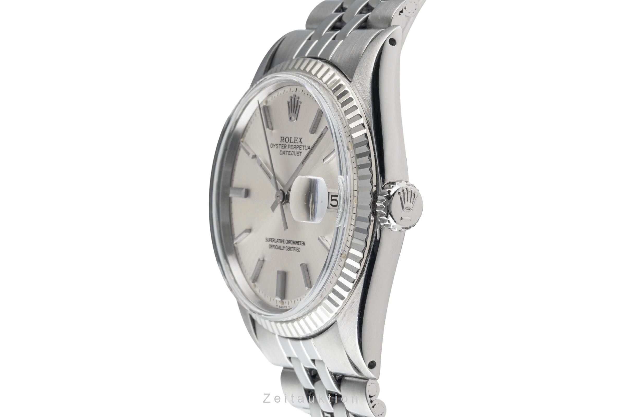Rolex Datejust steel / white gold automatic Kal. 1570 Ref. 1601  | Zeitauktion