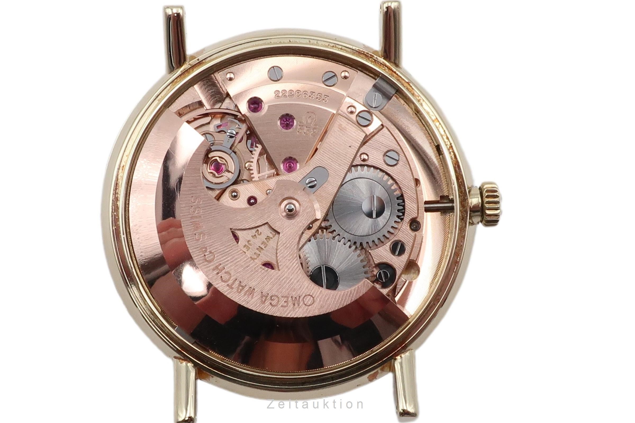 Omega Geneve or jaunen 14 ct automatique Kal. 552 Ref. 161.009 VINTAGE  | Zeitauktion