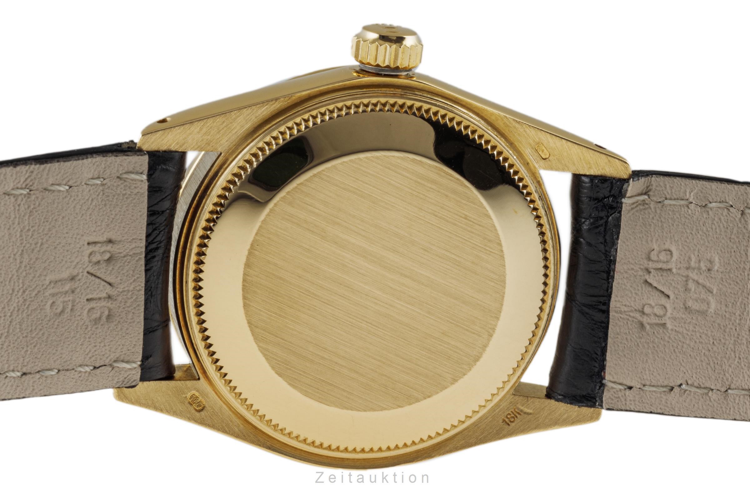 Rolex Datejust 18 ct gold automatic Kal. 2030 Ref. 6827  | Zeitauktion