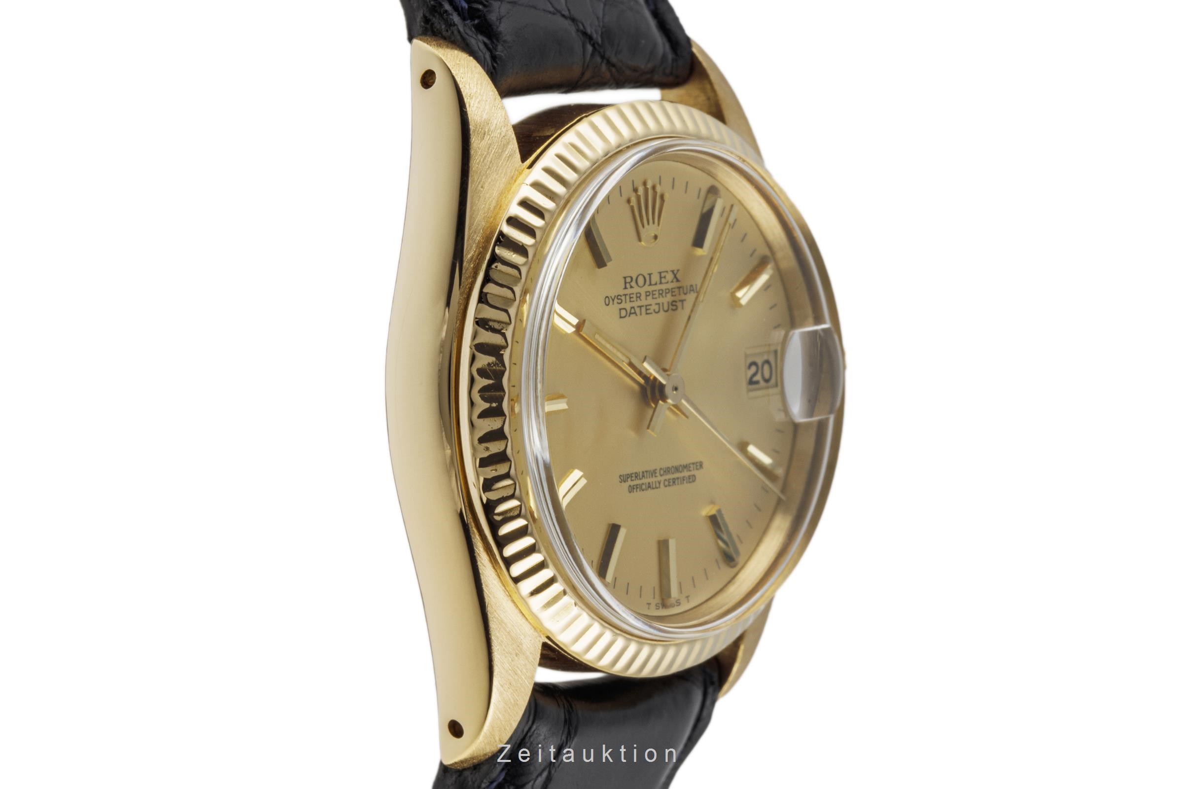 Rolex Datejust 18 ct gold automatic Kal. 2030 Ref. 6827  | Zeitauktion