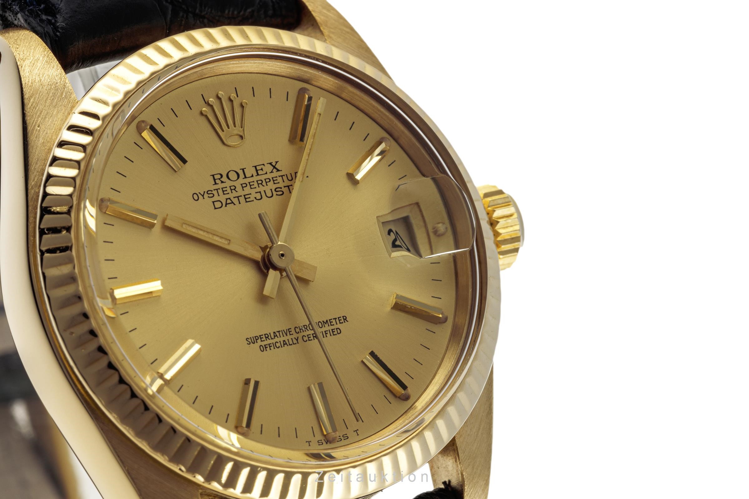 Rolex Datejust 18 ct gold automatic Kal. 2030 Ref. 6827  | Zeitauktion