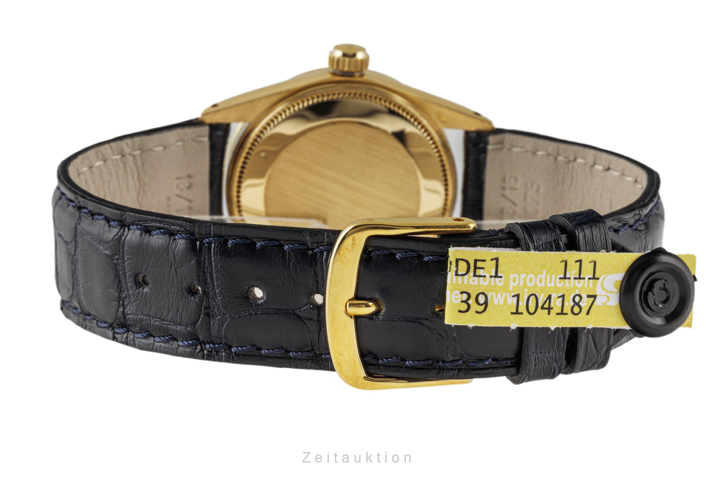 Rolex Datejust 18 ct gold automatic Kal. 2030 Ref. 6827  | Zeitauktion