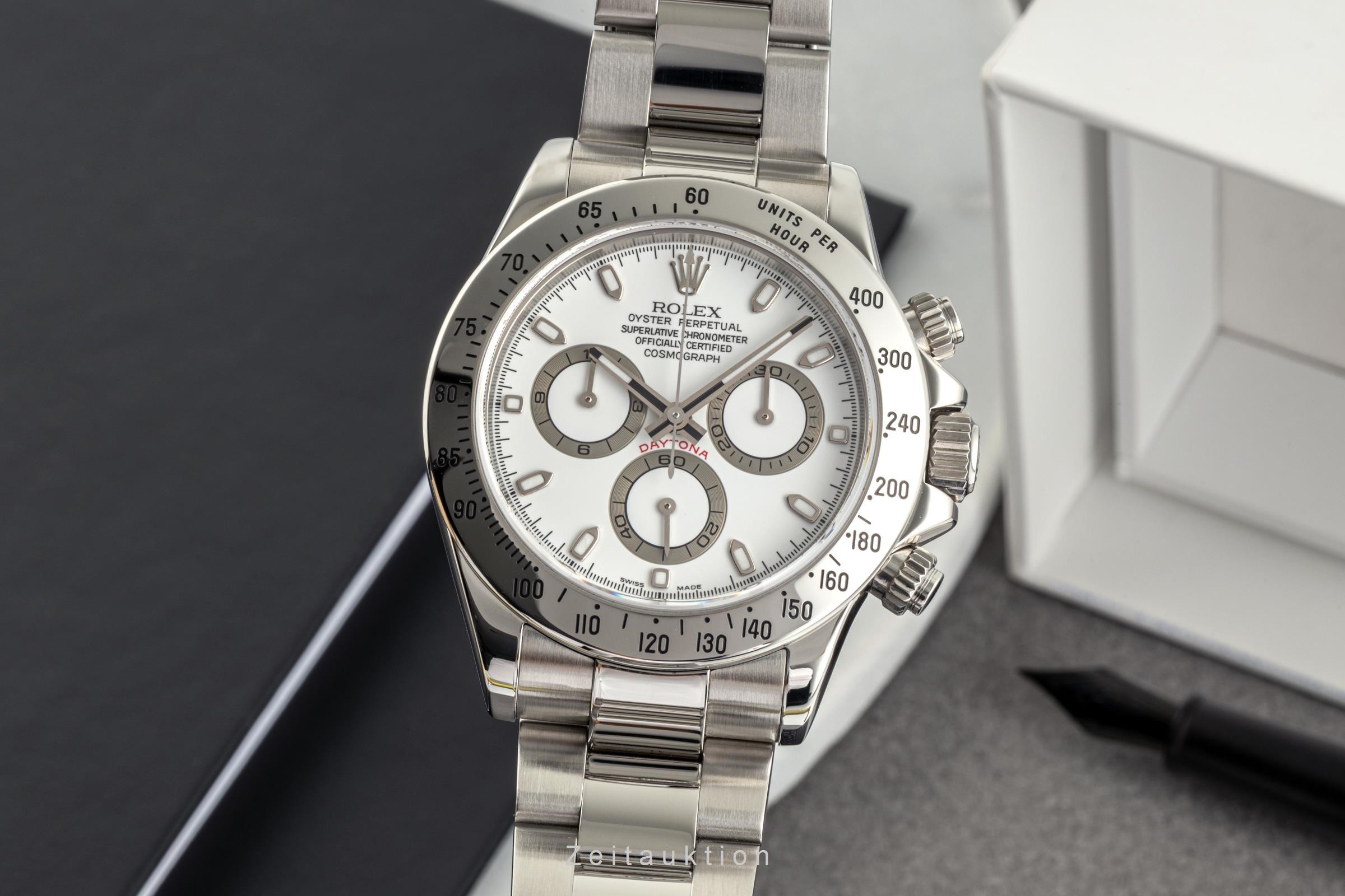 Rolex Daytona cronografo acciaio automatismo Kal. 4130 Ref. 116520  | Zeitauktion