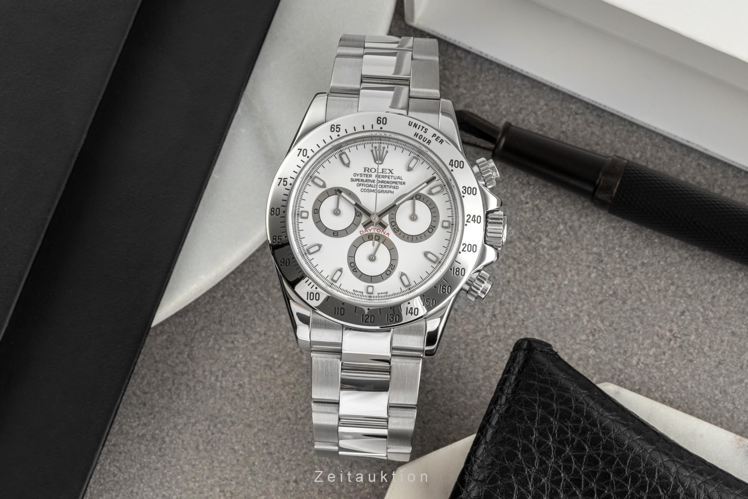 Rolex Daytona cronografo acciaio automatismo Kal. 4130 Ref. 116520  | Zeitauktion