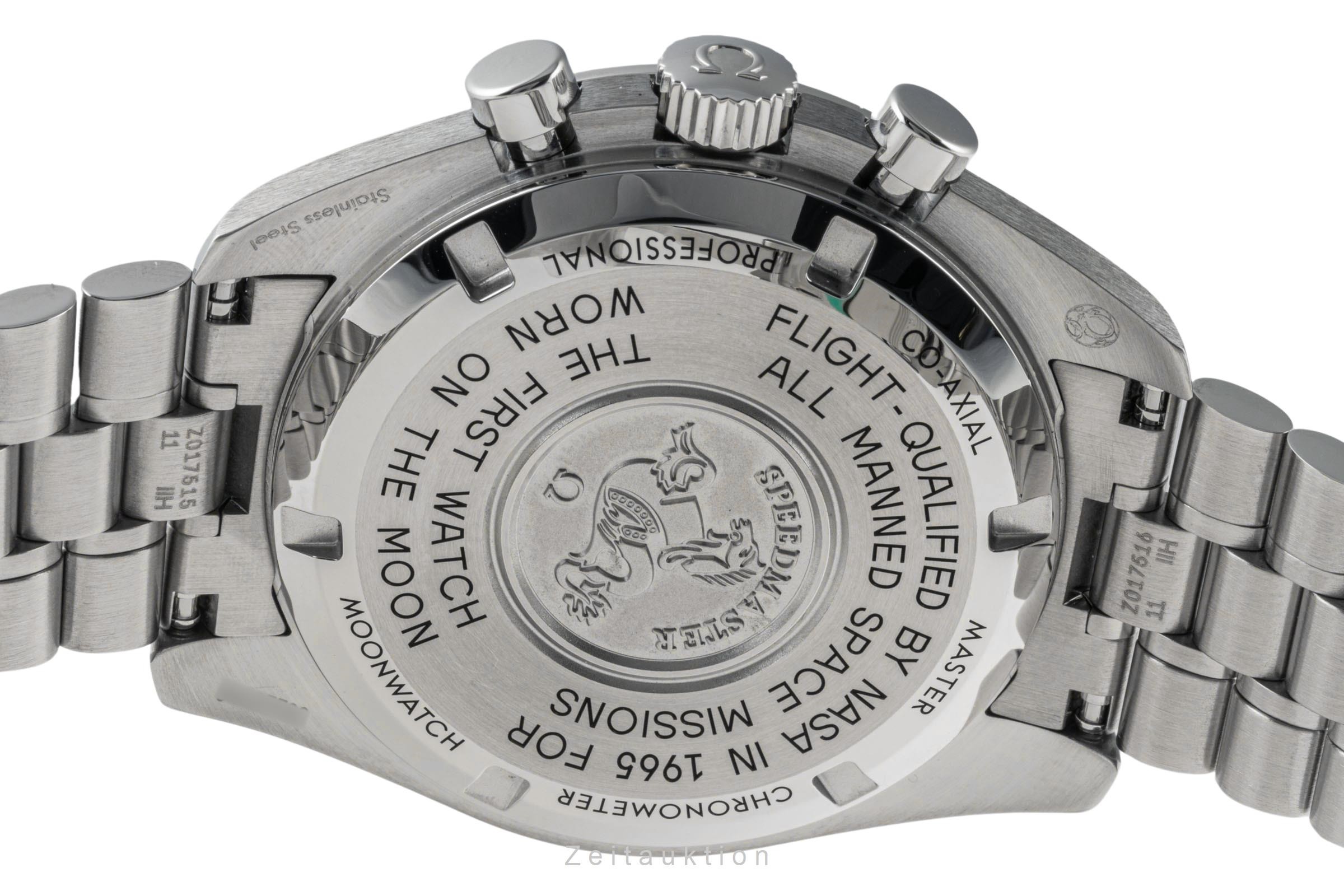 Omega Speedmaster Moonwatch Chronograph Stahl Handaufzug Kal. 3861 Ref. 310.30.42.50.01.001  | Zeitauktion