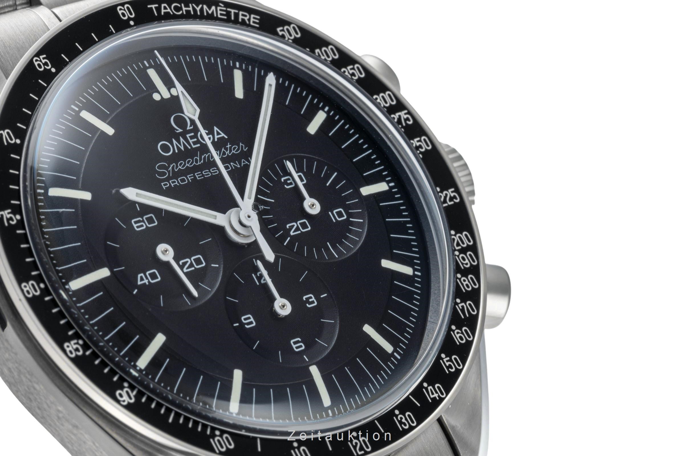 Omega Speedmaster Moonwatch Chronograph Stahl Handaufzug Kal. 3861 Ref. 310.30.42.50.01.001  | Zeitauktion