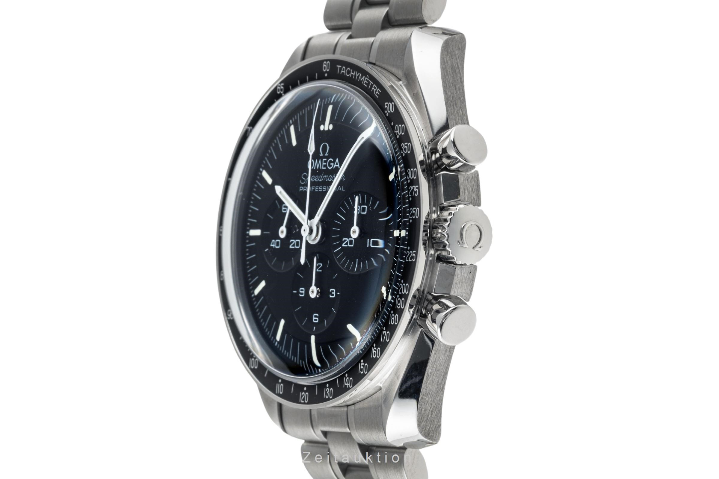 Omega Speedmaster Moonwatch Chronograph Stahl Handaufzug Kal. 3861 Ref. 310.30.42.50.01.001  | Zeitauktion