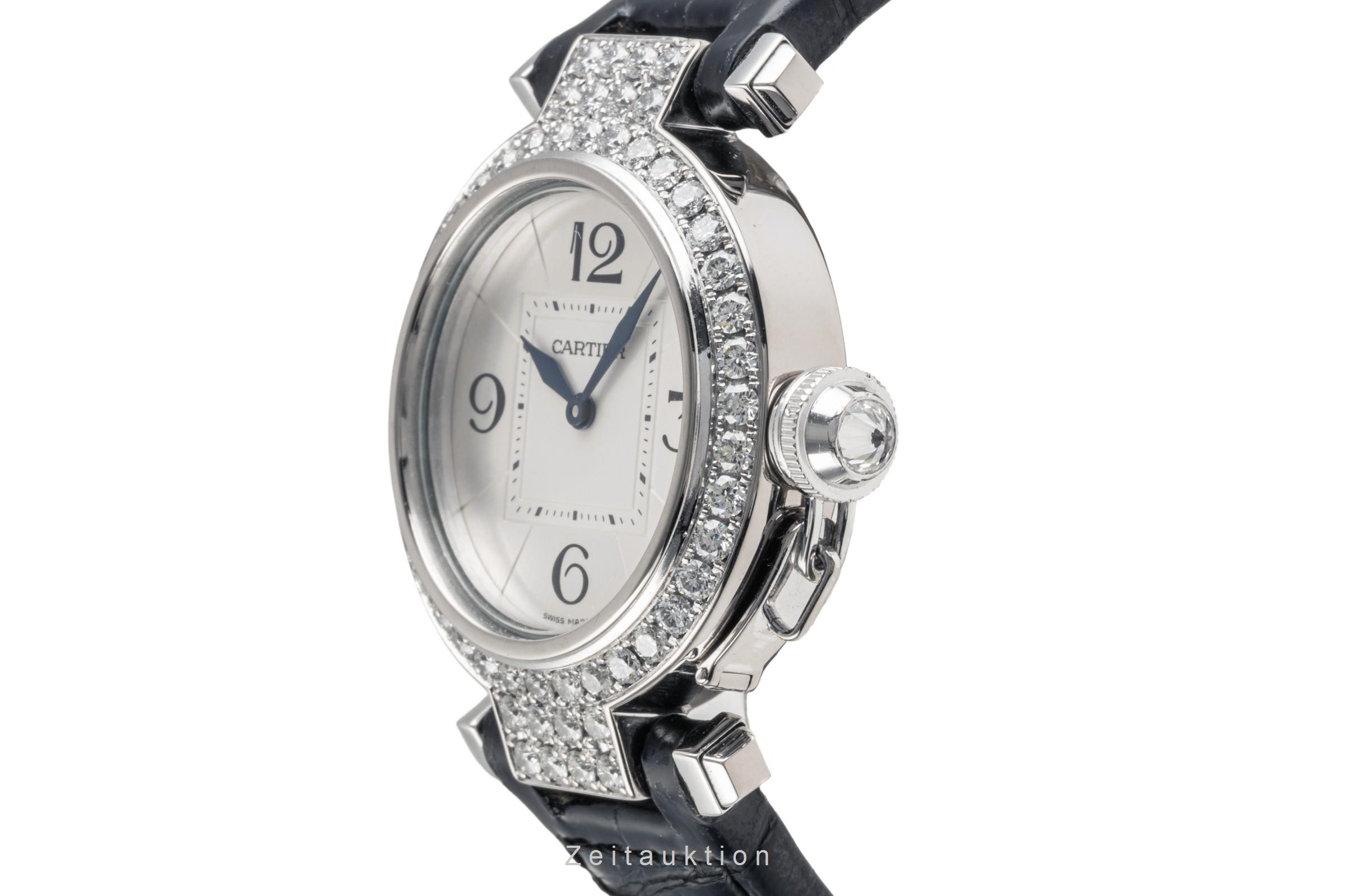 Cartier Pasha oro bianco 18 ct quarzo Kal. 690 Ref. WJ11922G  | Zeitauktion