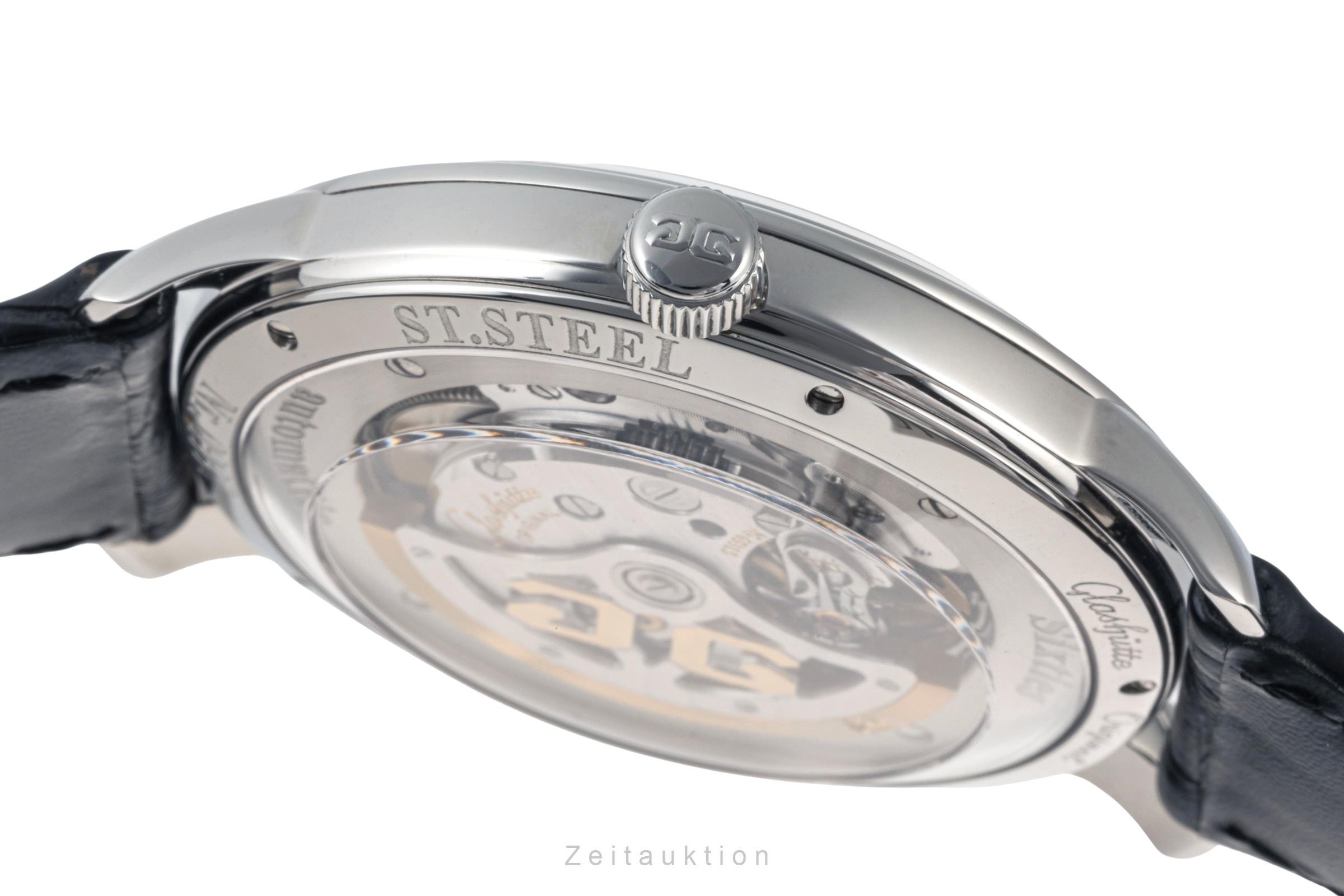 Glashütte Sixties Stahl Automatik Kal. GO 39.2 Ref. 39-47-01-02-04  | Zeitauktion