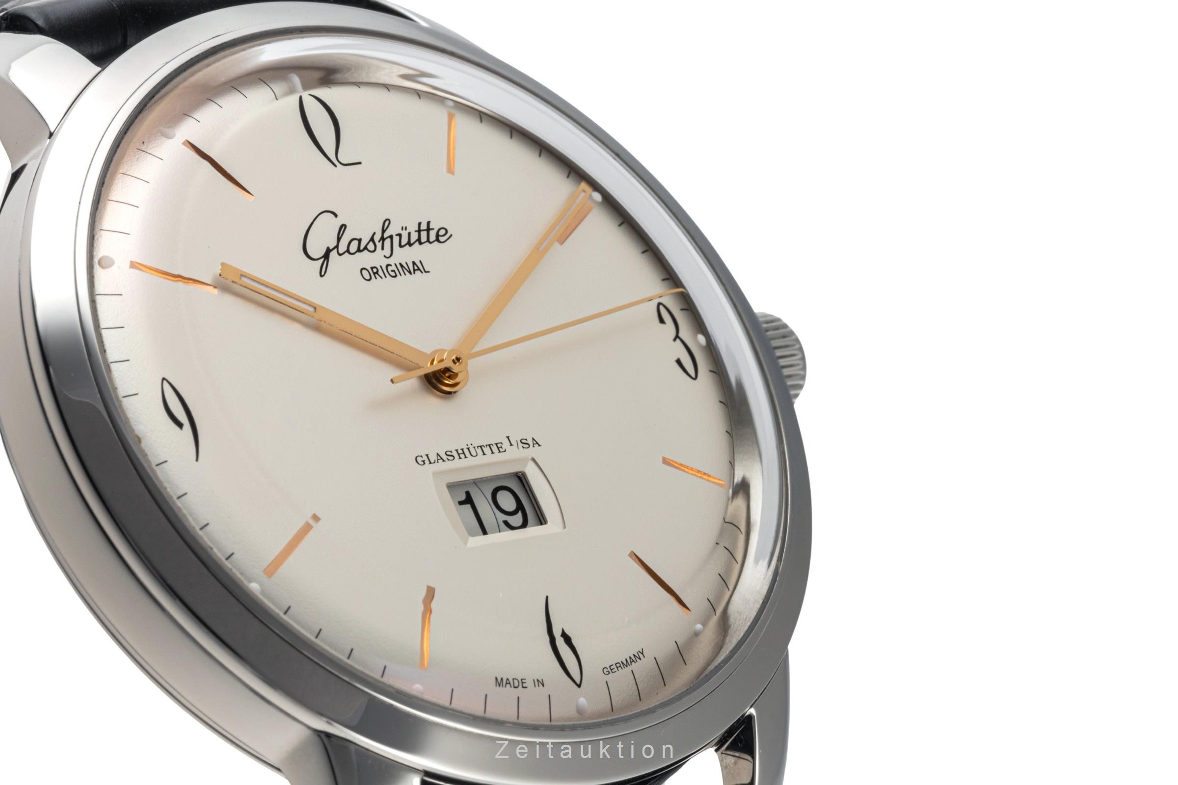 Glashütte Sixties Stahl Automatik Kal. GO 39.2 Ref. 39-47-01-02-04  | Zeitauktion