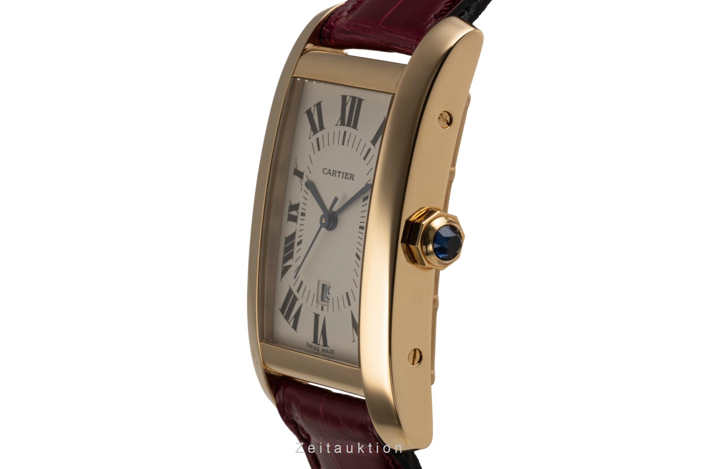 Cartier Tank Américaine or 18 ct automatique Ref. W2600851, 8172984  | Zeitauktion