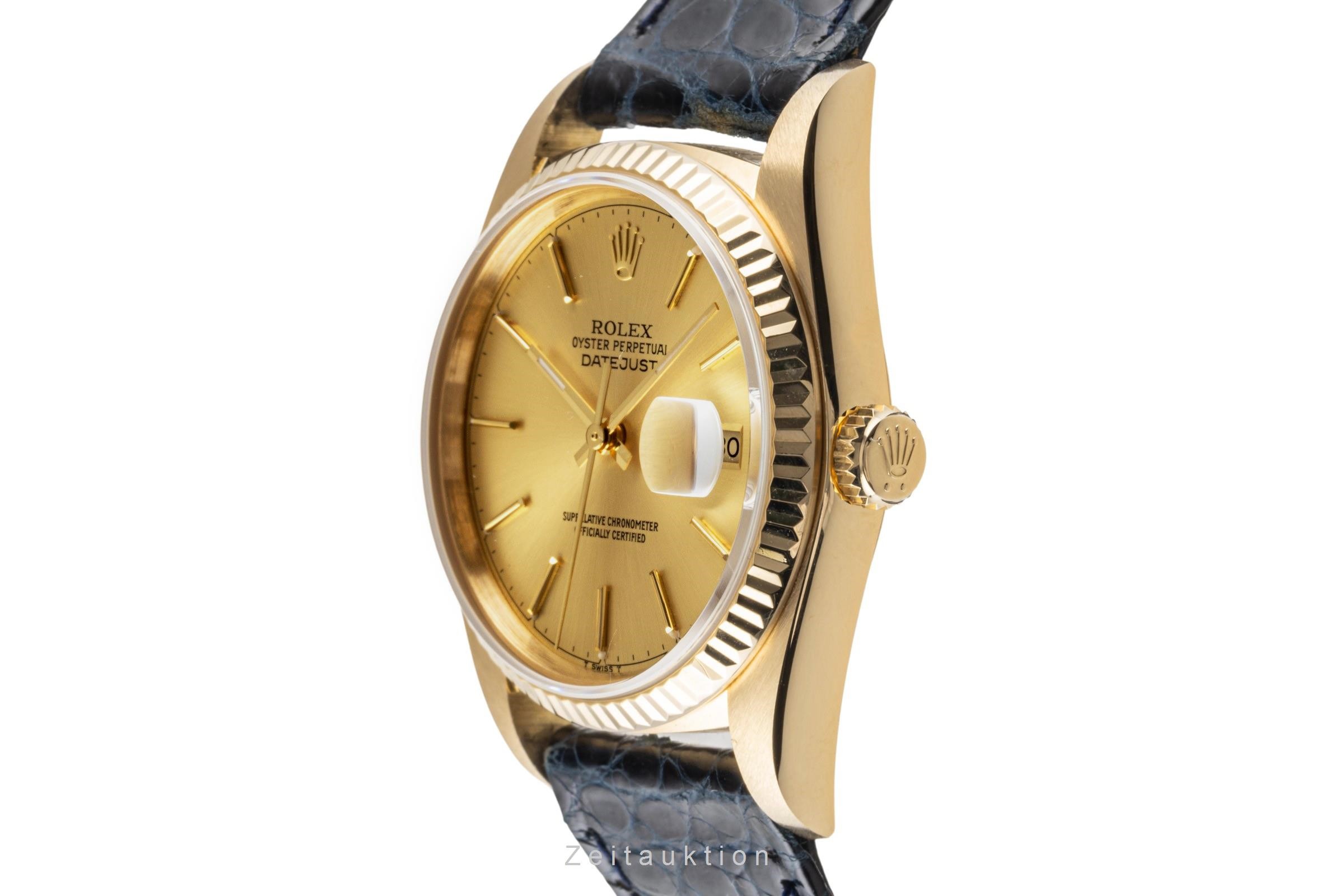 Rolex Datejust oro 18 ct automatismo Kal. 3035 Ref. 16018  | Zeitauktion