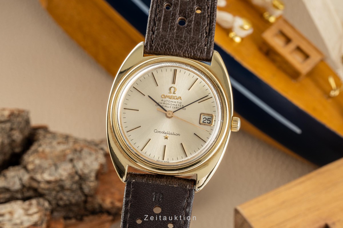 Omega Constellation Stahl / vergoldet Automatik Kal. 564 Ref. 168.017