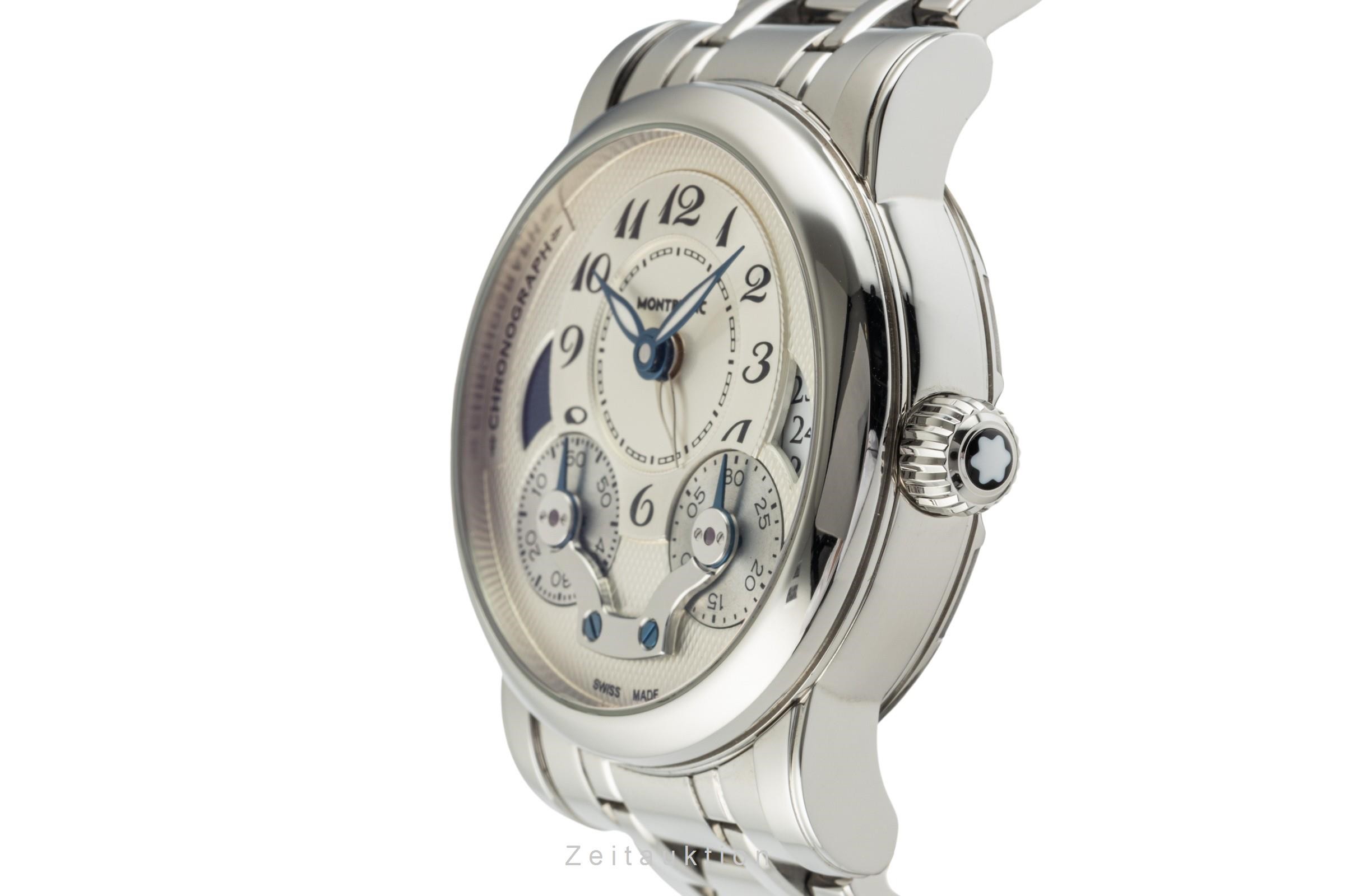 Montblanc Nicolas Rieussec cronógrafo acero automático Kal. MBR200 Ref. 7138  | Zeitauktion