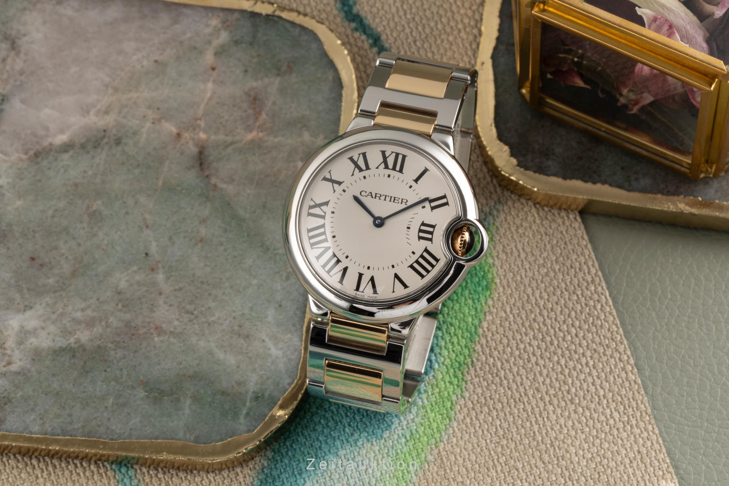 Cartier Ballon Bleu de Cartier Stahl / Gold Quarz Kal. 690 Ref. W69008Z3  | Zeitauktion