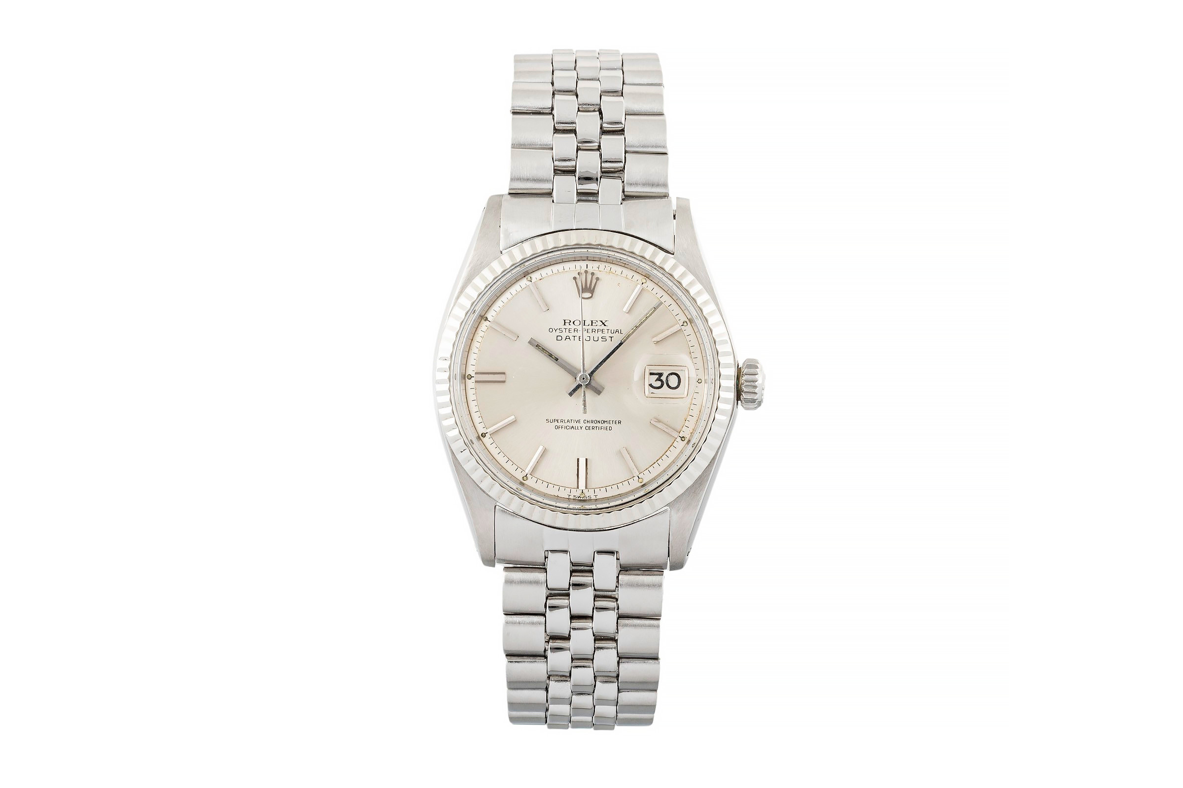 Rolex Datejust steel / white gold automatic Kal. 1570 Ref. 1601 VINTAGE  | Zeitauktion