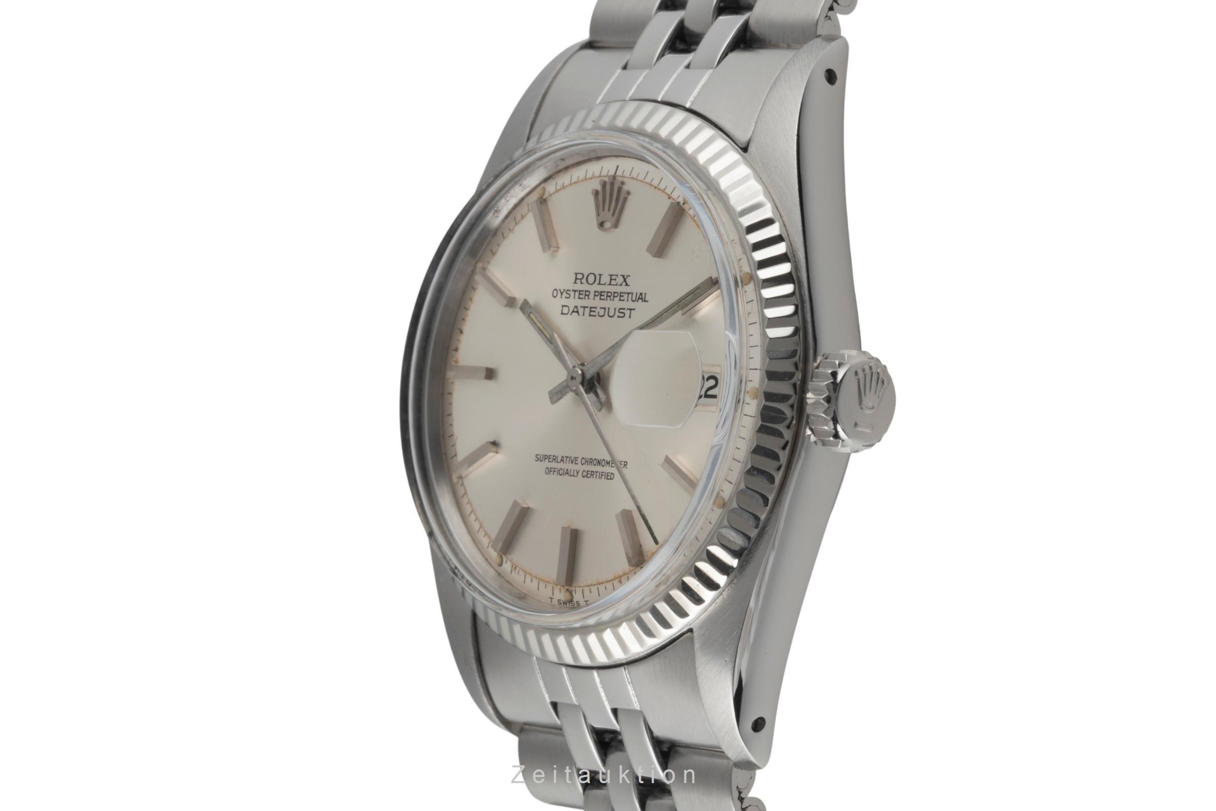 Rolex Datejust acier / or blanc automatique Kal. 1570 Ref. 1601  | Zeitauktion