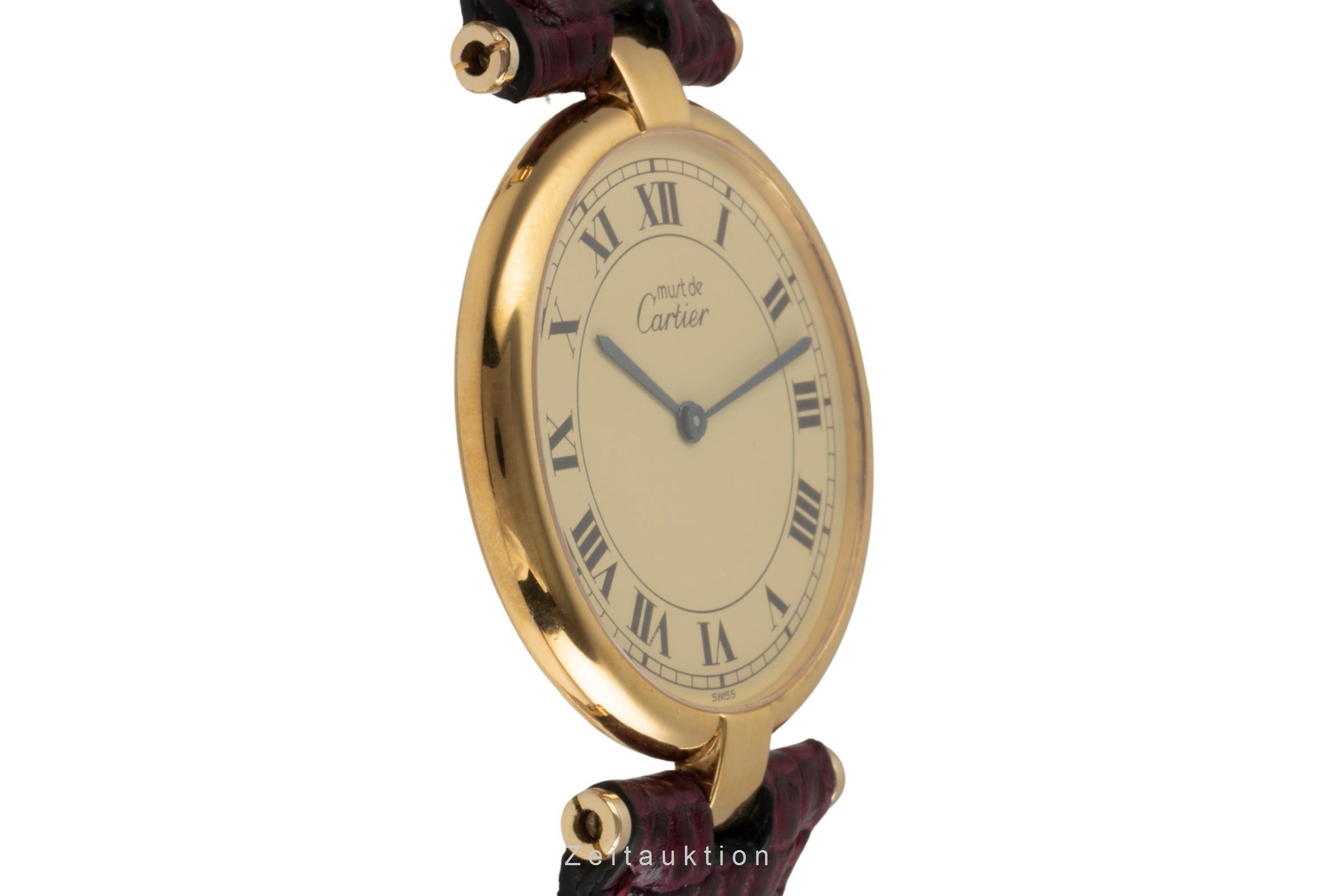 Cartier Vermeil silver-gilt quartz Kal. 81  | Zeitauktion