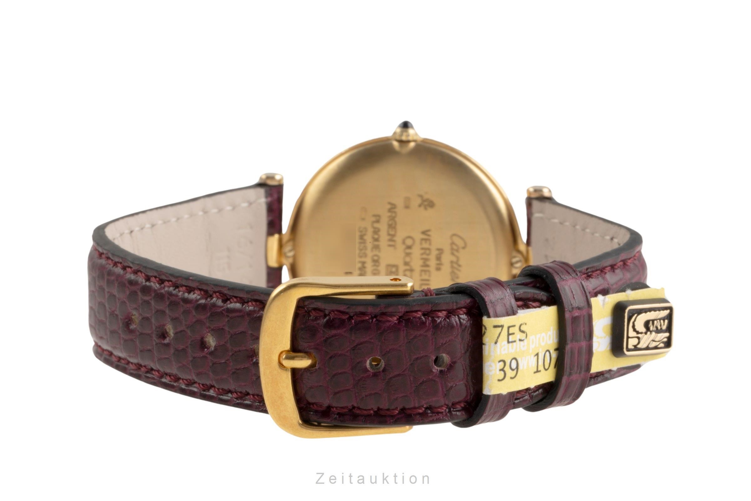 Cartier Vermeil silver-gilt quartz Kal. 81  | Zeitauktion