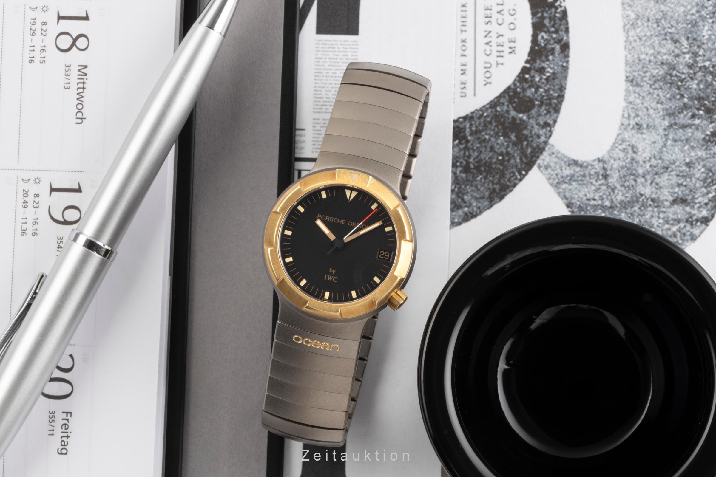 IWC Porsche Design Titan / Gold Automatik Kal. C.37522 Ref. IW352303  | Zeitauktion
