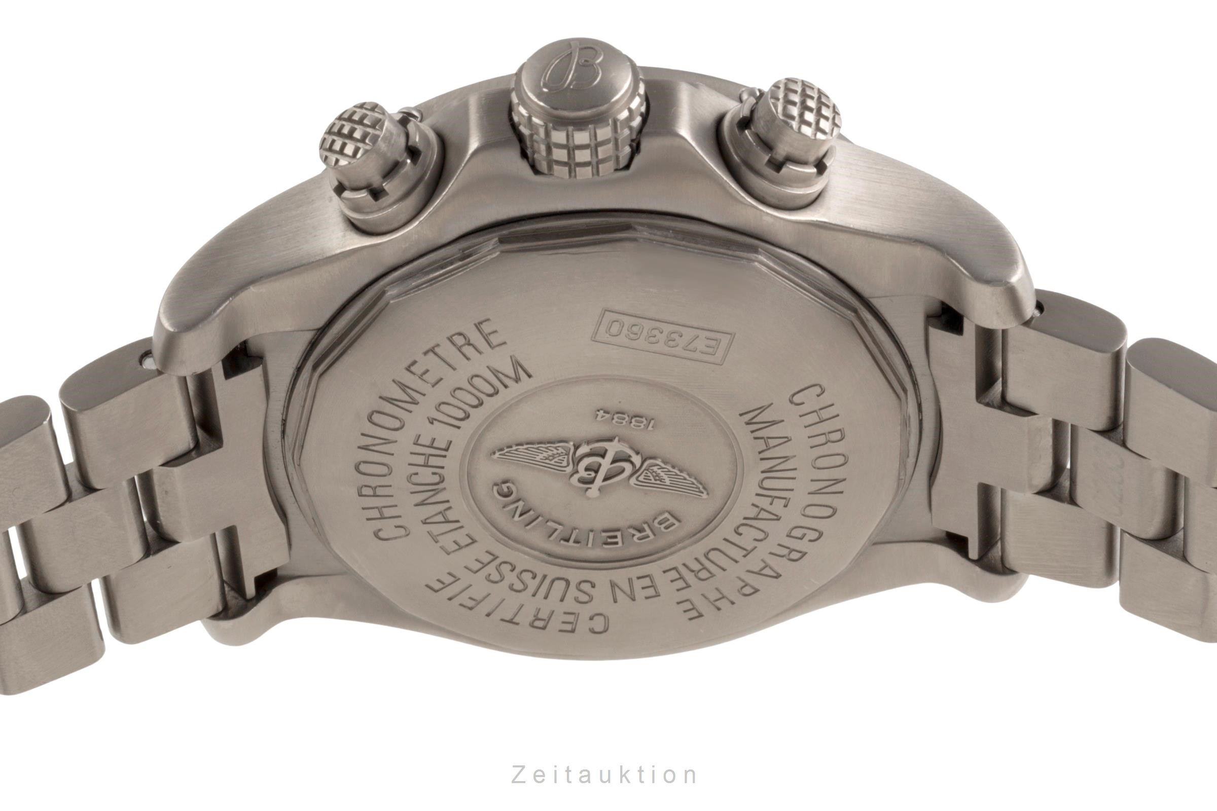 Breitling Avenger chronograph titanium quartz Kal. B73 Ref. E73360  | Zeitauktion