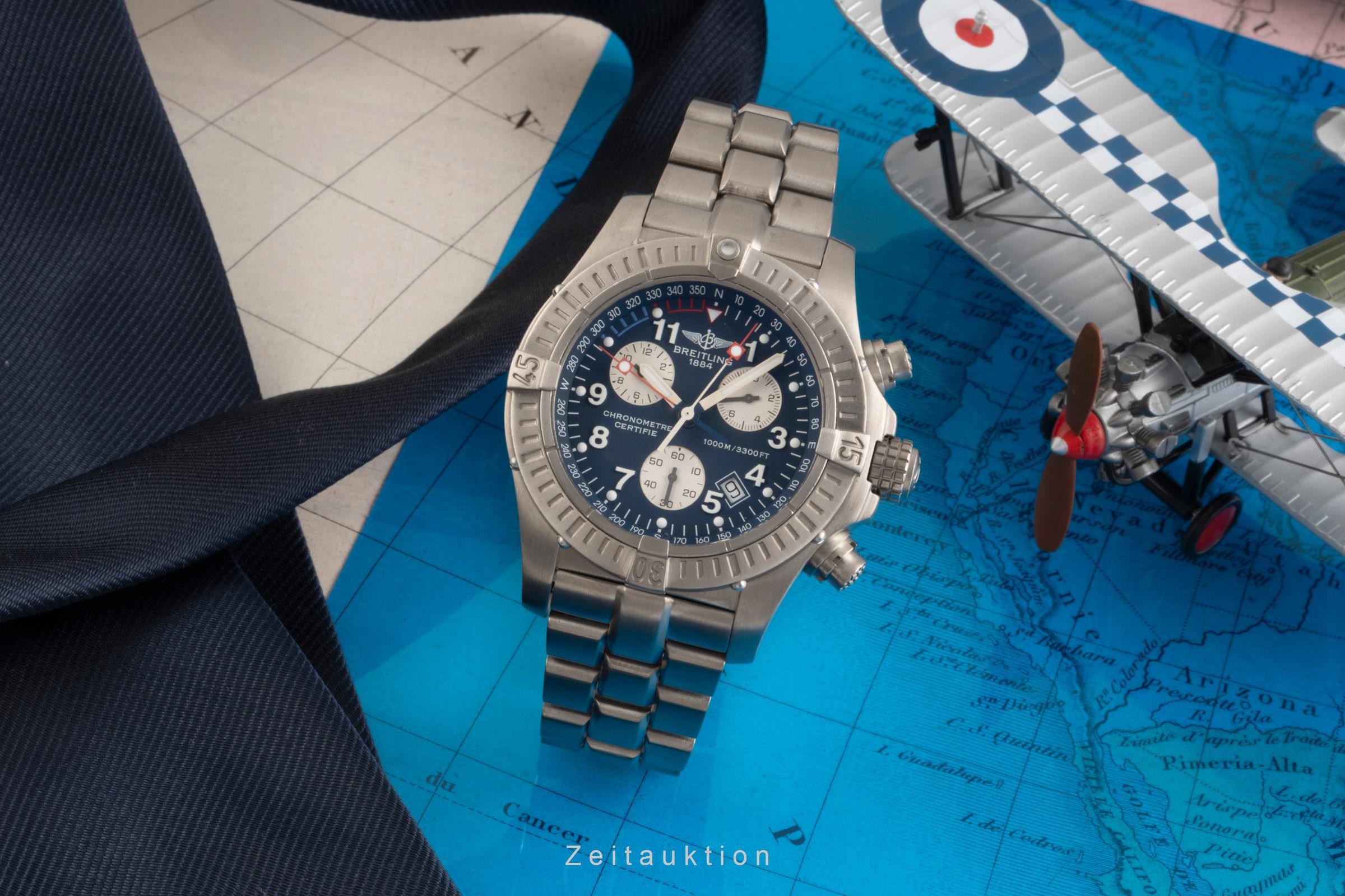 Breitling Avenger chronograph titanium quartz Kal. B73 Ref. E73360  | Zeitauktion