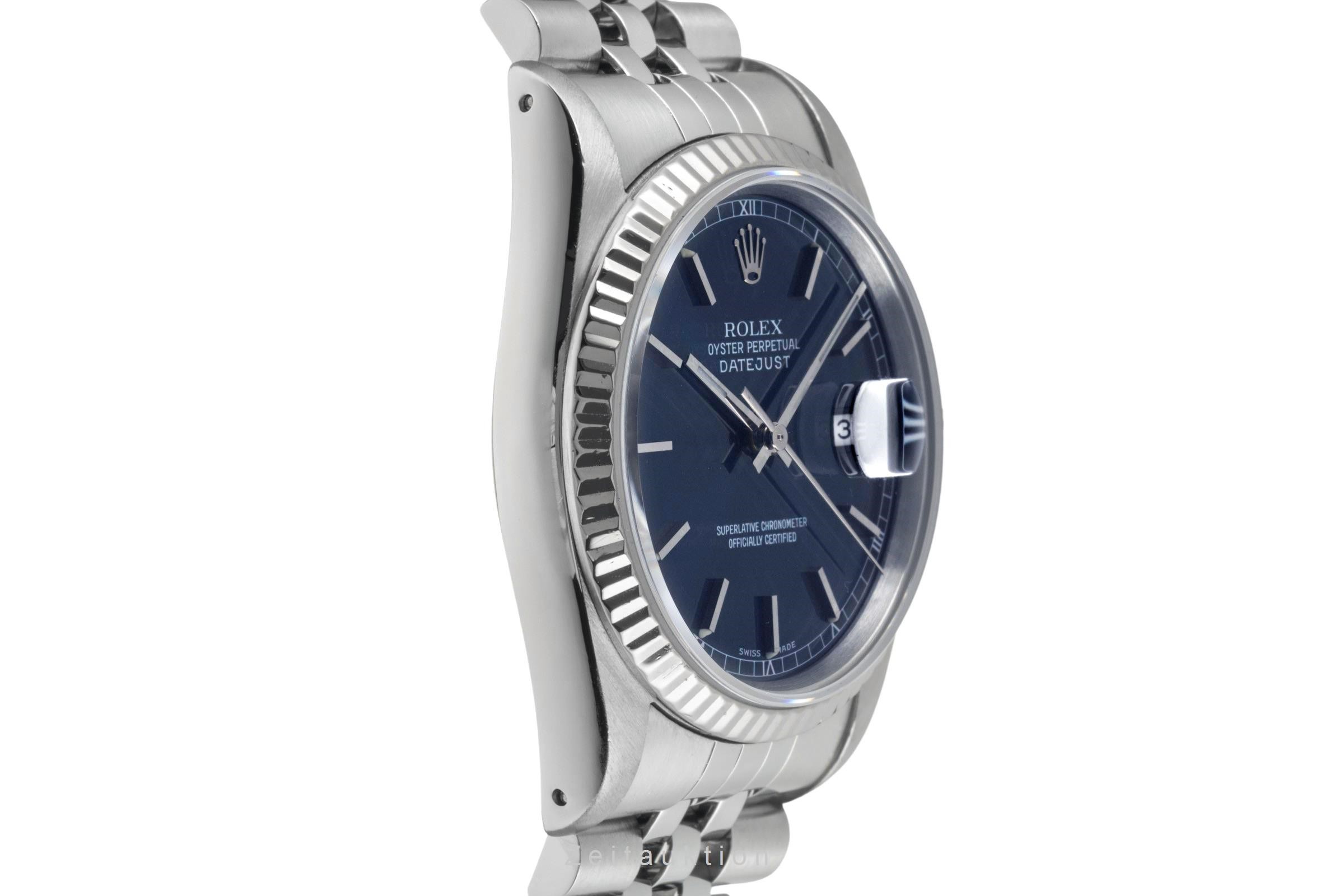Rolex Datejust Stahl / Weissgold Automatik Kal. 3135 Ref. 16234  | Zeitauktion
