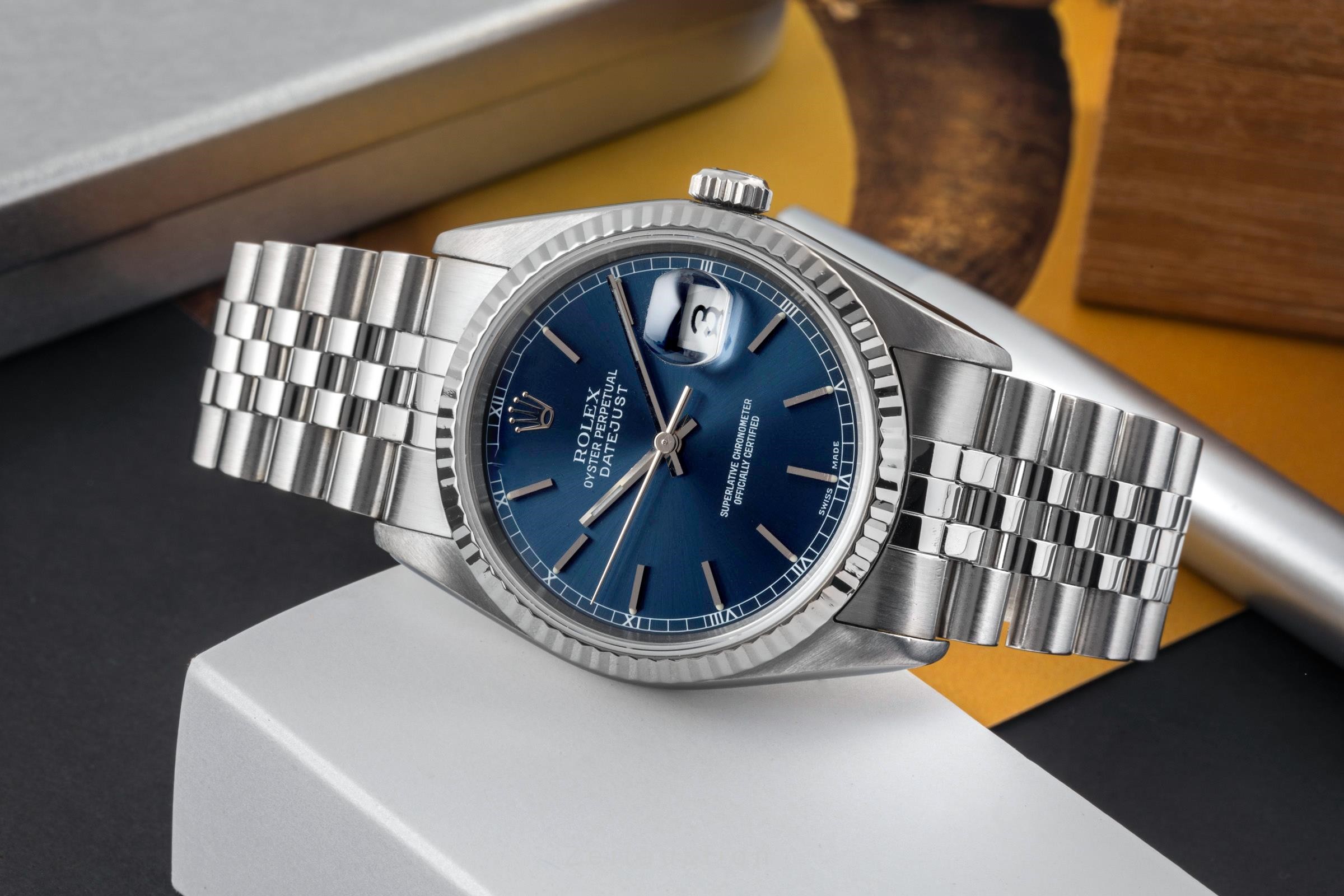 Rolex Datejust Stahl / Weissgold Automatik Kal. 3135 Ref. 16234  | Zeitauktion