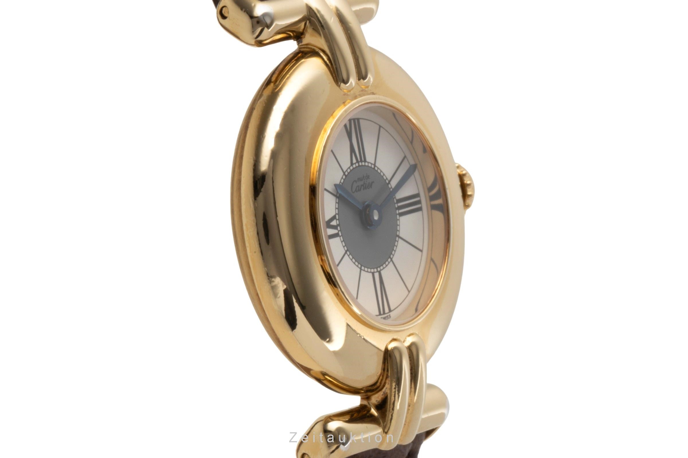 Cartier Vermeil Silber vergoldet Quarz Kal. 690 Ref. 590002  | Zeitauktion