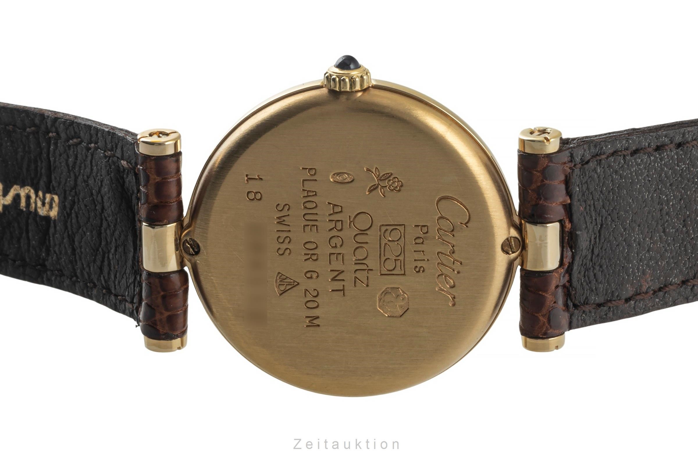 Cartier Vermeil silver-gilt quartz Kal. 81  | Zeitauktion