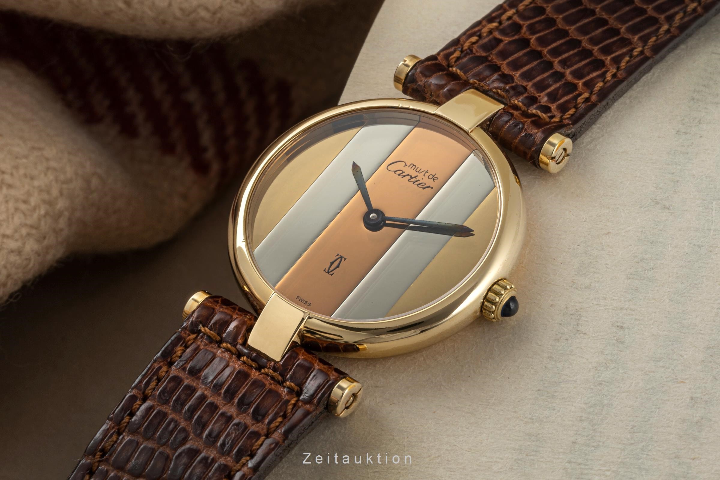 Cartier Vermeil silver-gilt quartz Kal. 81  | Zeitauktion