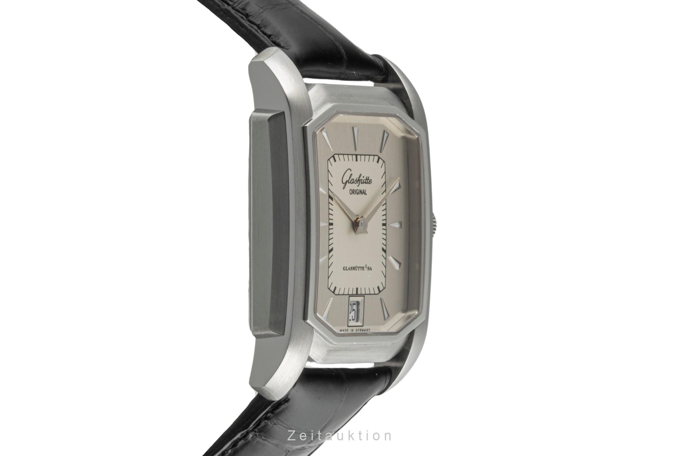 Glashütte Senator Stahl Automatik Kal. GUB 39 Ref. 39-20-01-01-04  | Zeitauktion