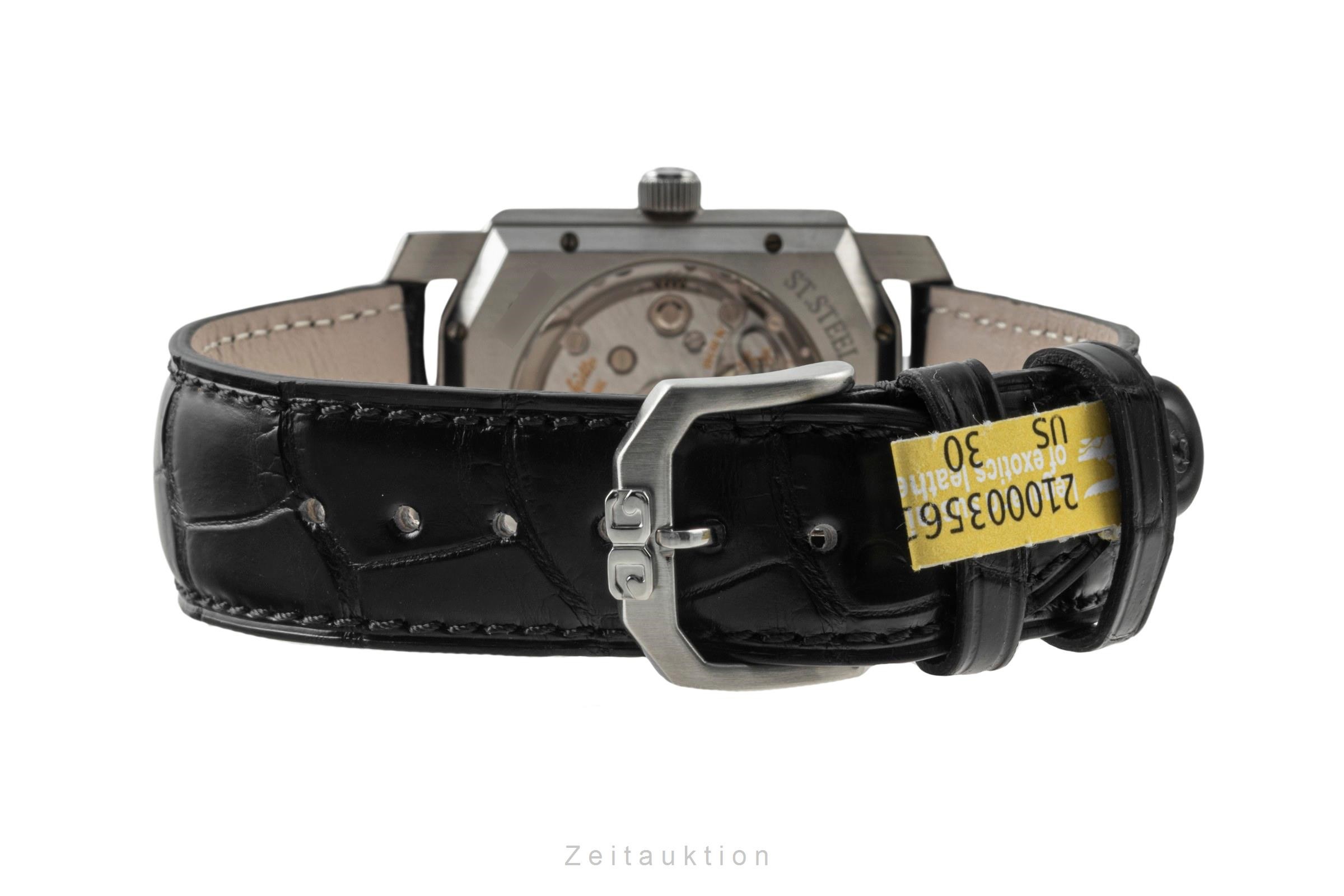 Glashütte Senator Stahl Automatik Kal. GUB 39 Ref. 39-20-01-01-04  | Zeitauktion
