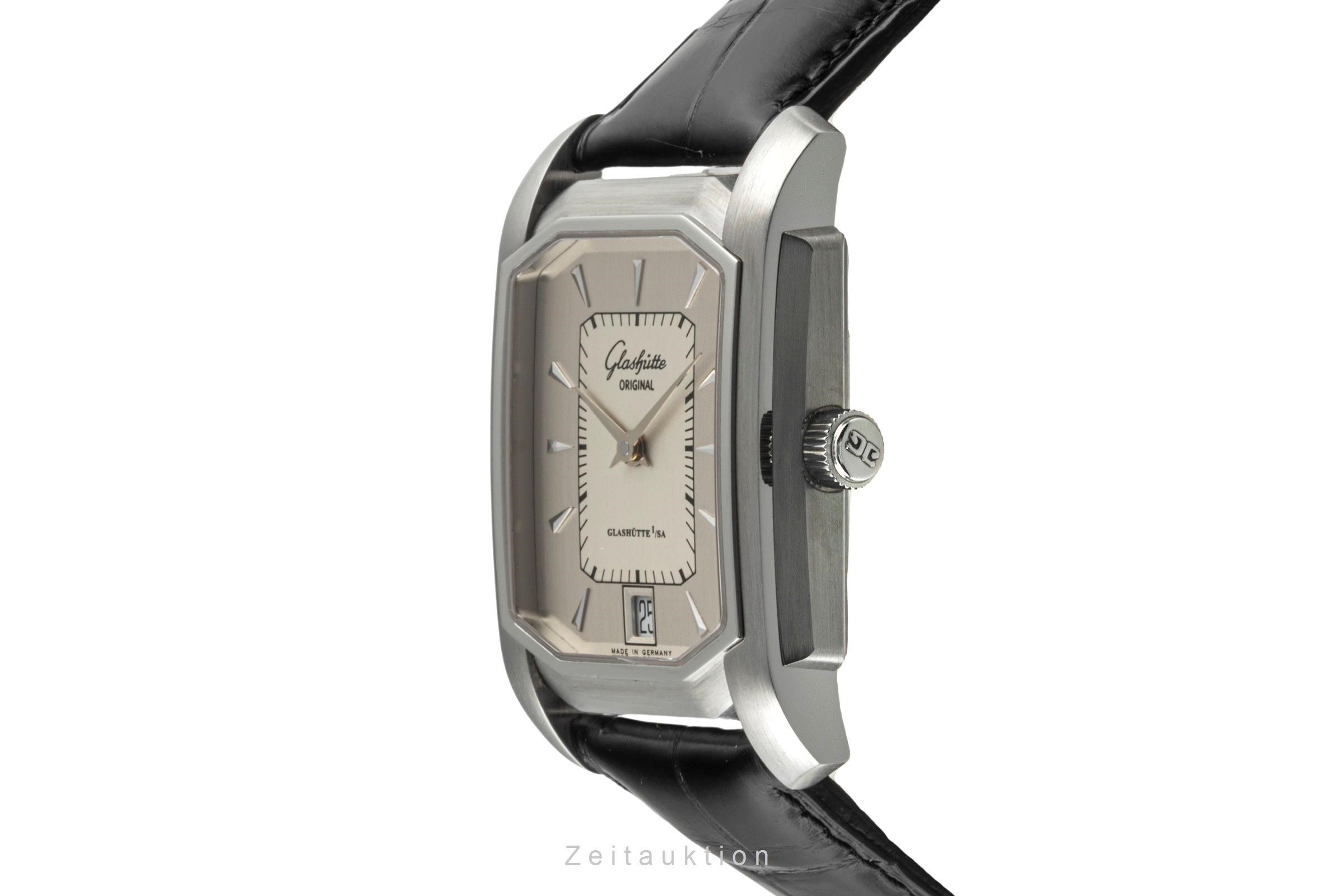 Glashütte Senator Stahl Automatik Kal. GUB 39 Ref. 39-20-01-01-04  | Zeitauktion