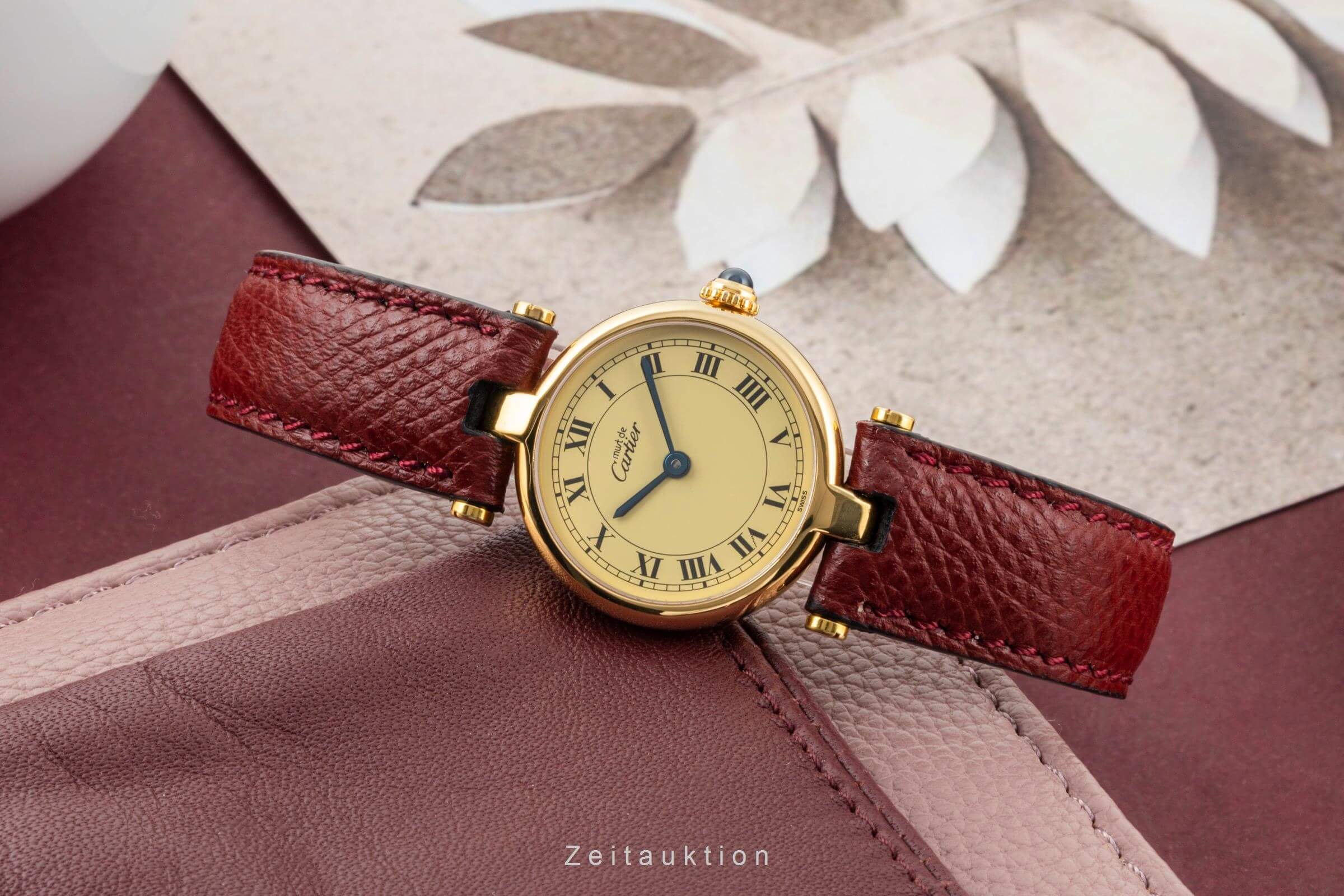 Cartier Vermeil silver-gilt quartz Kal. 690 Ref. 590004  | Zeitauktion