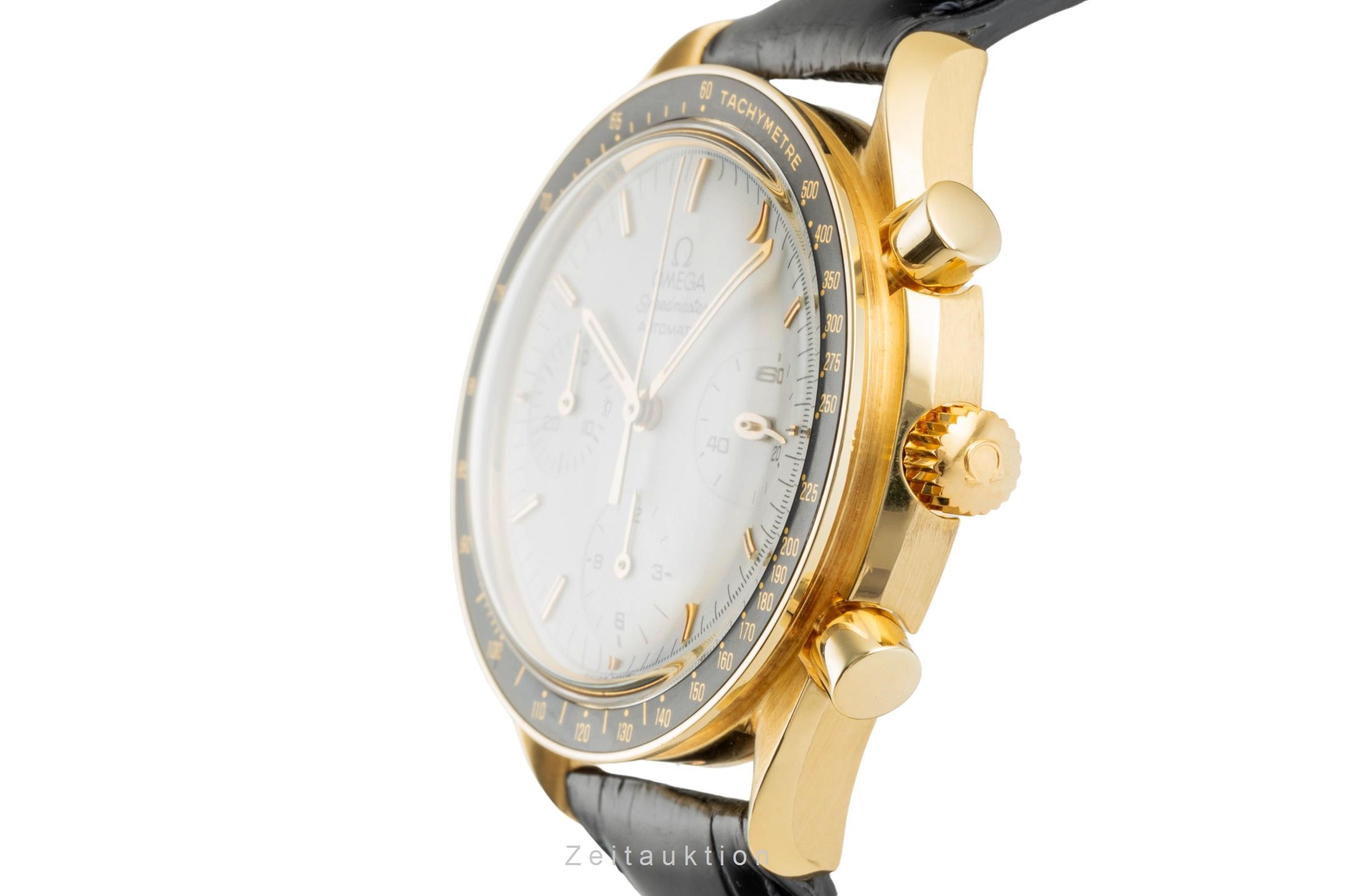Omega Speedmaster chronographe or 18 ct automatique Kal. 1140 Ref. 3612.20.20, 175.0032  | Zeitauktion