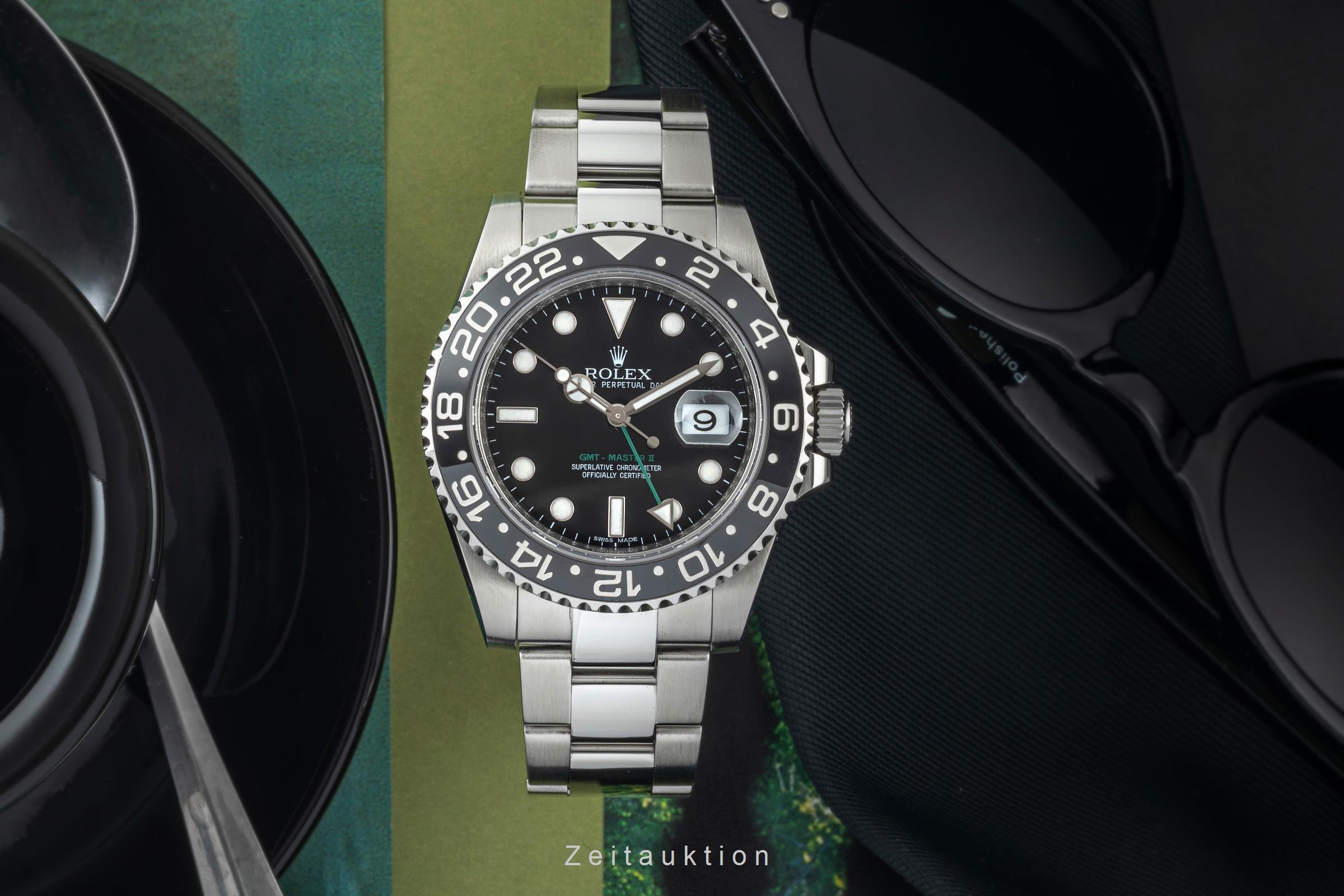 Rolex GMT-Master II acier automatique Kal. 3186 Ref. 116710LN  | Zeitauktion