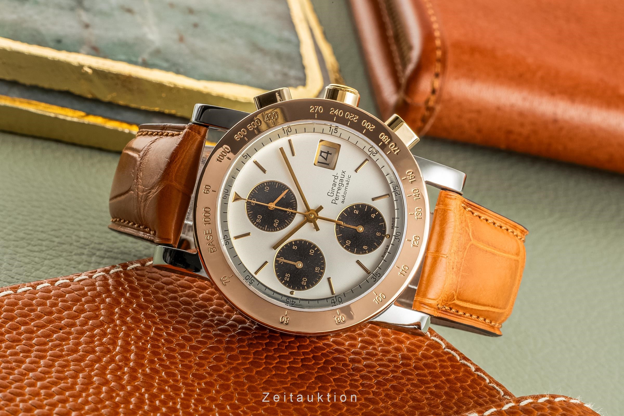 Girard Perregaux 7000 Chronograph Stahl / Gold Automatik Kal. 800-814 Ref. 7000 GBM  | Zeitauktion