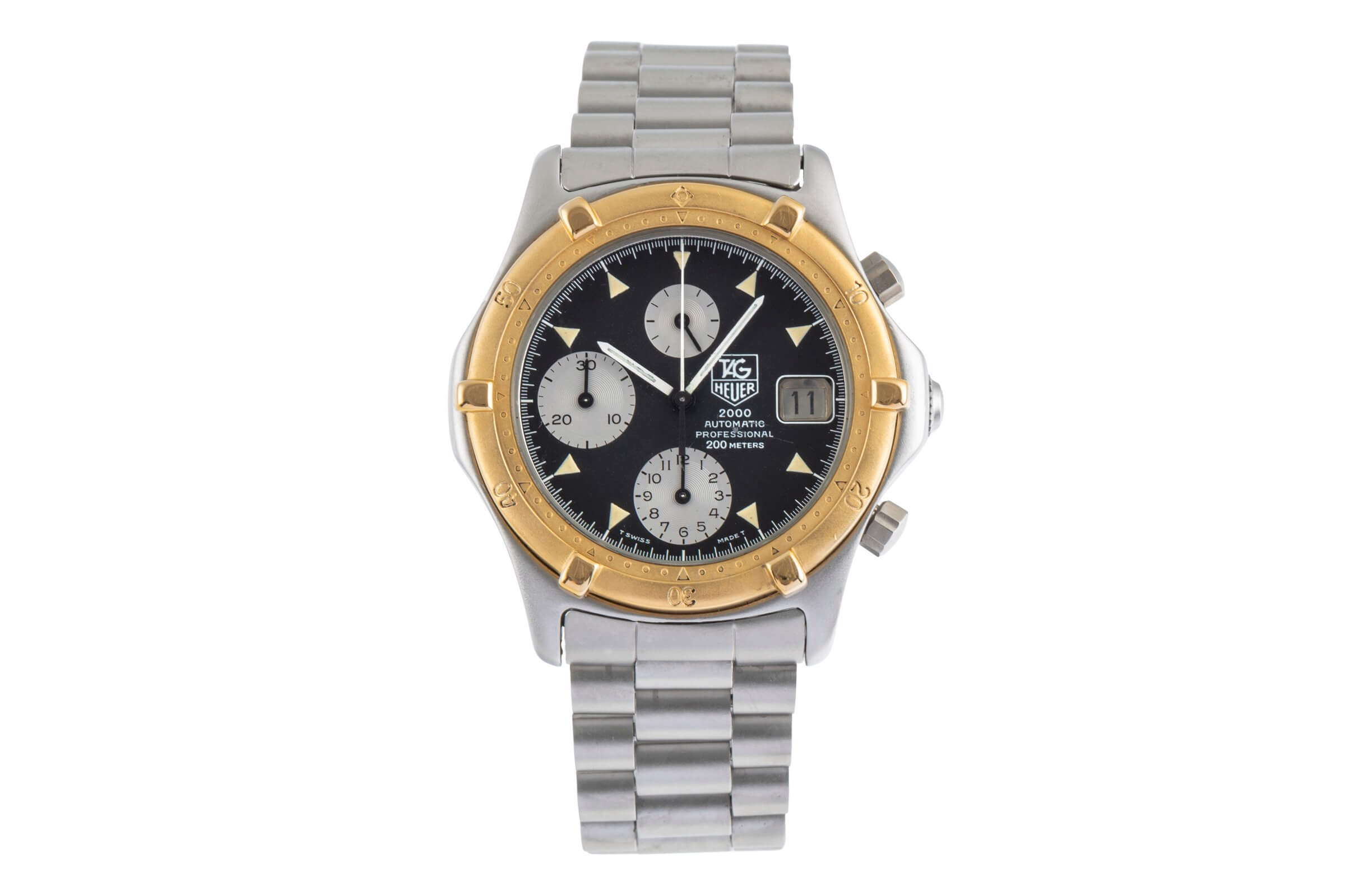 Tag Heuer 2000 Chronograph Stahl / vergoldet Automatik Kal. LWO 283 Ref. 173.006 VINTAGE  | Zeitauktion