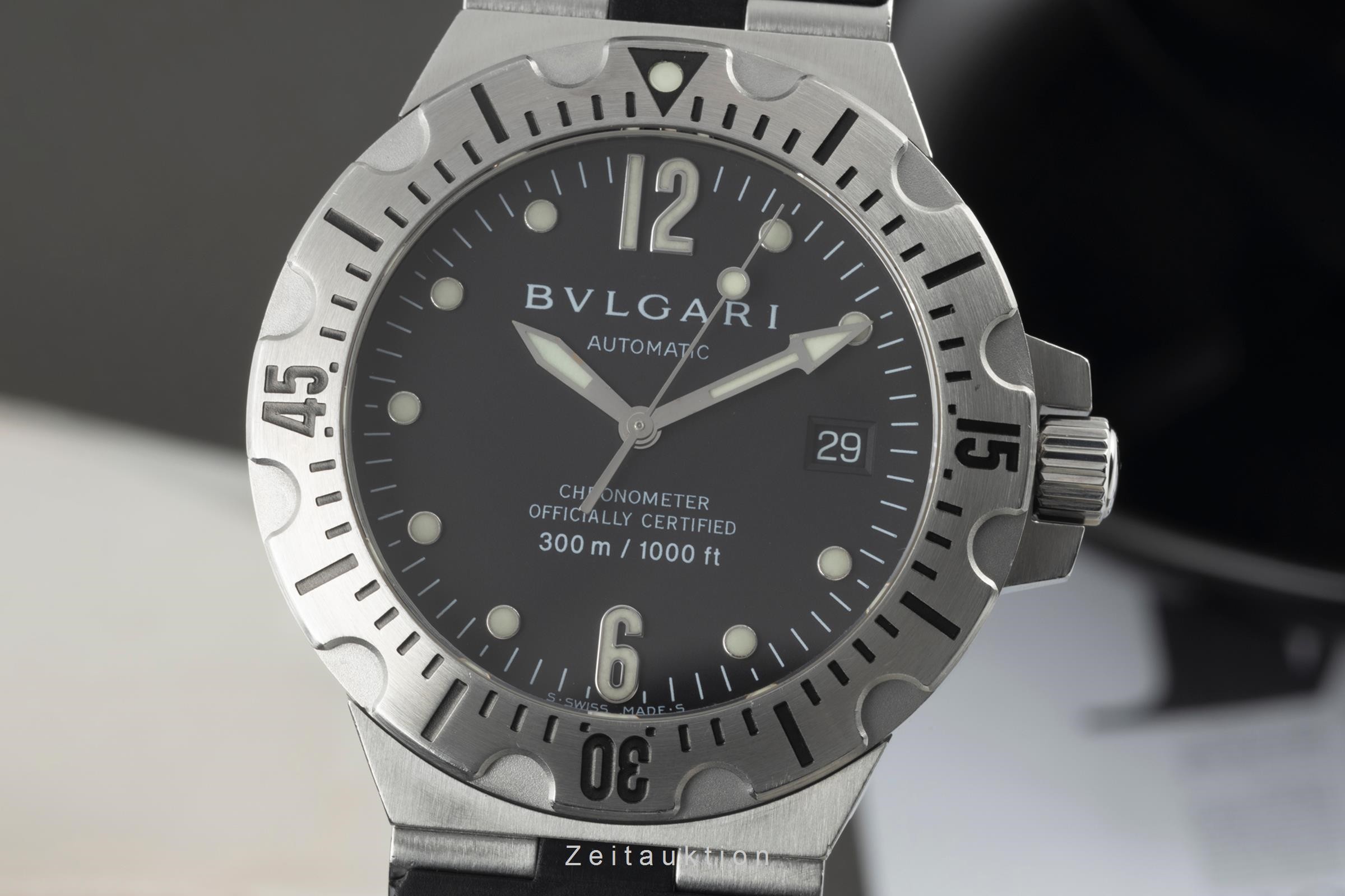 Bvlgari Diagono steel automatic Kal. 220TEEH Ref. SD 40 S  | Zeitauktion