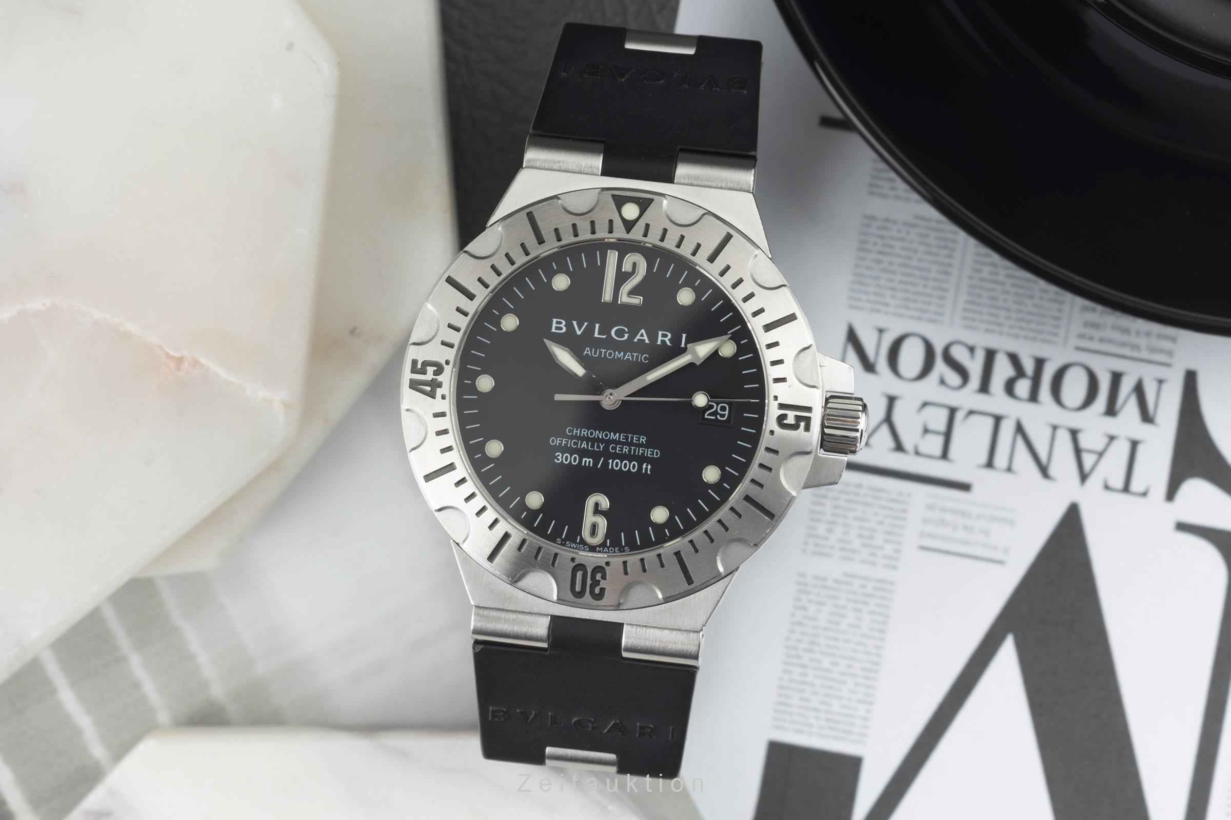 Bvlgari Diagono steel automatic Kal. 220TEEH Ref. SD 40 S  | Zeitauktion