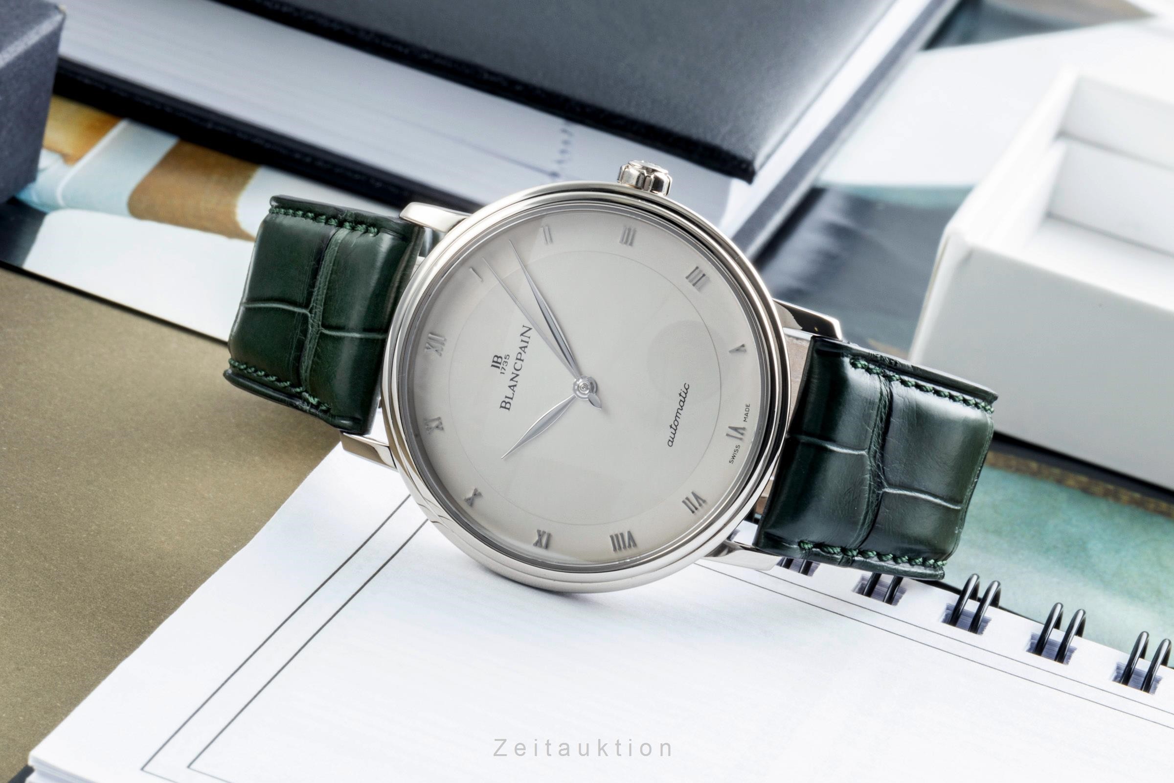 Blancpain Villeret oro blanco de 18 quilates automático Kal. 1153 Ref. 6222  | Zeitauktion